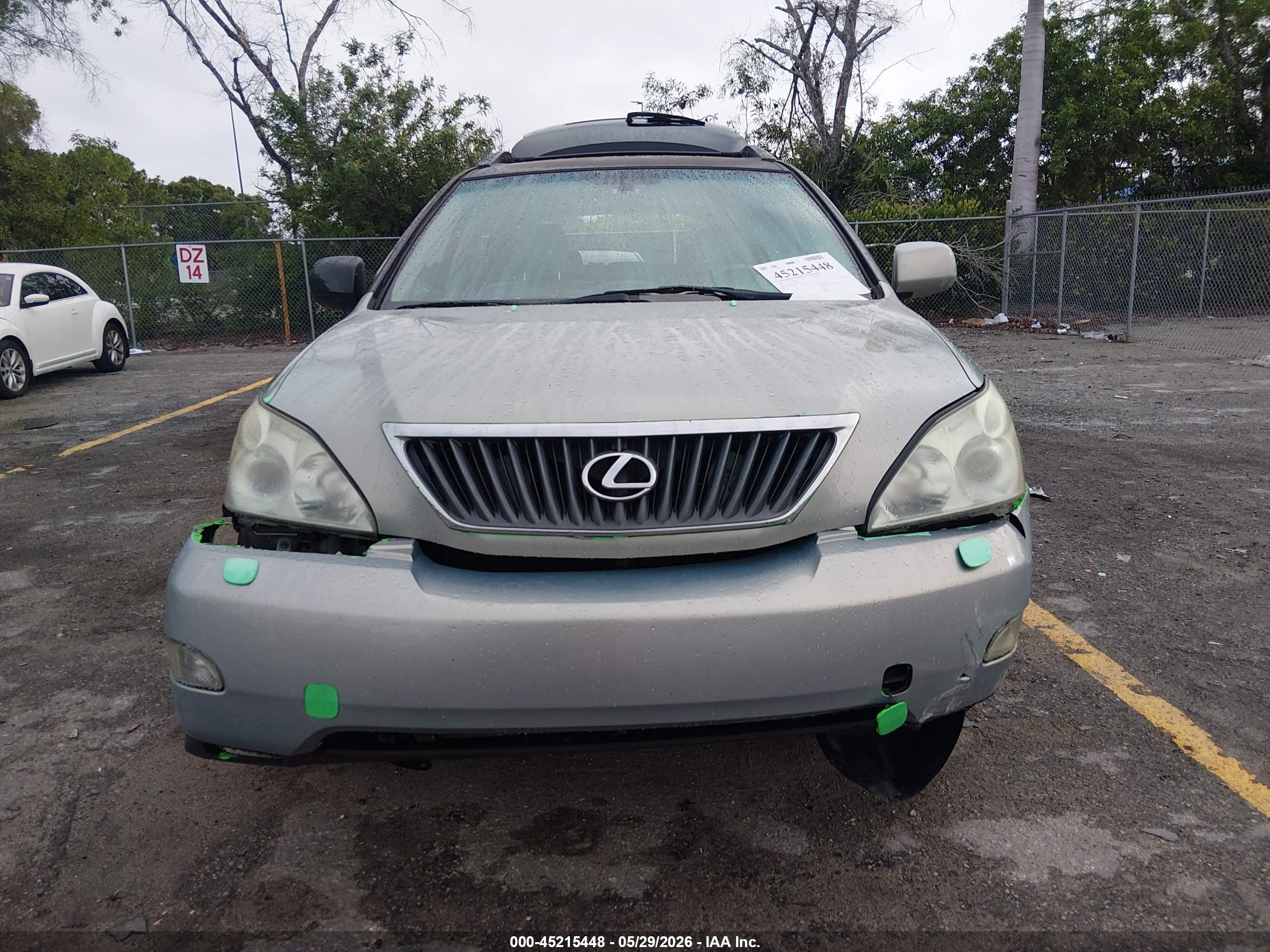 2008 Lexus Rx 350   Silver vin: 2T2HK31U08C070546