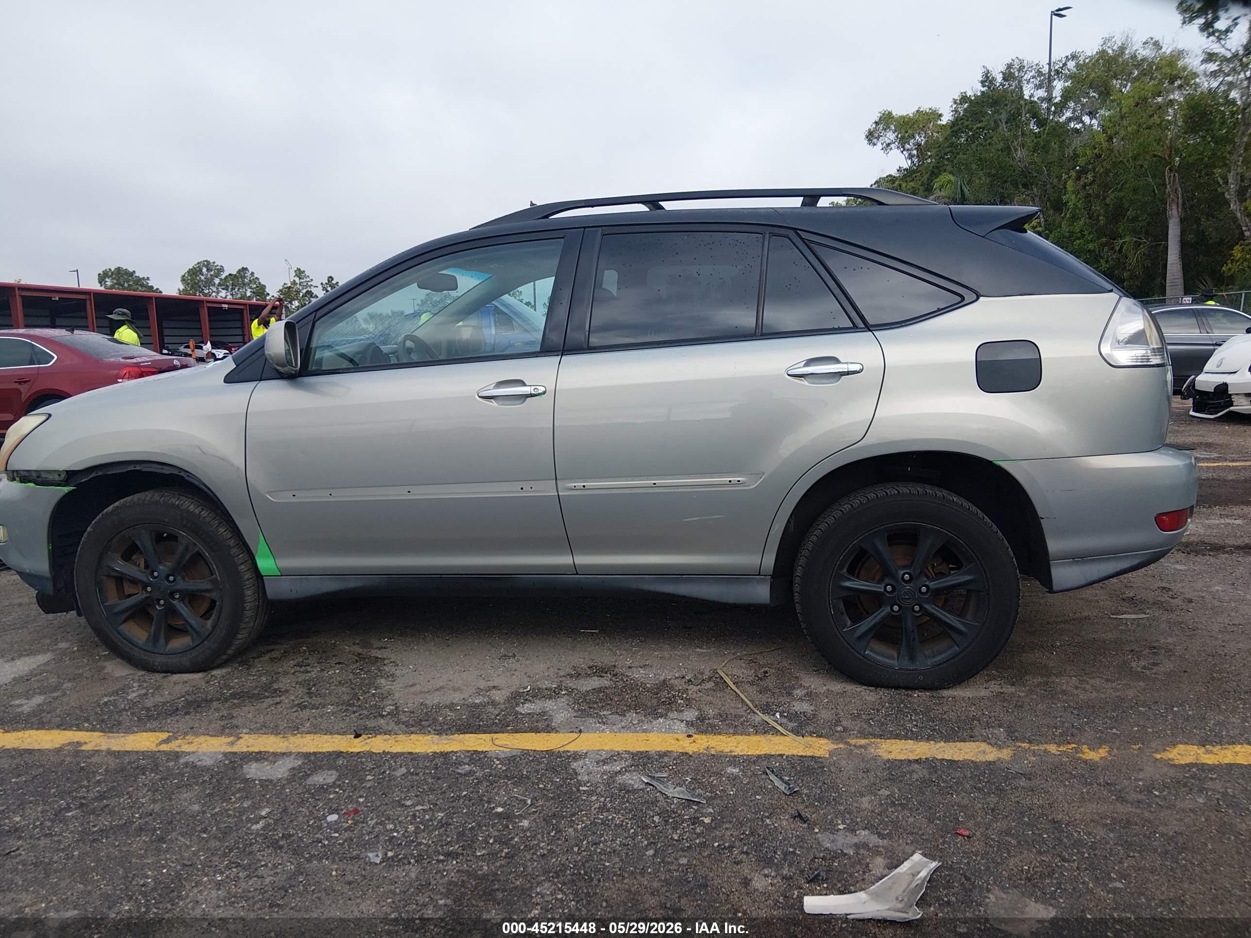 2008 Lexus Rx 350   Silver vin: 2T2HK31U08C070546