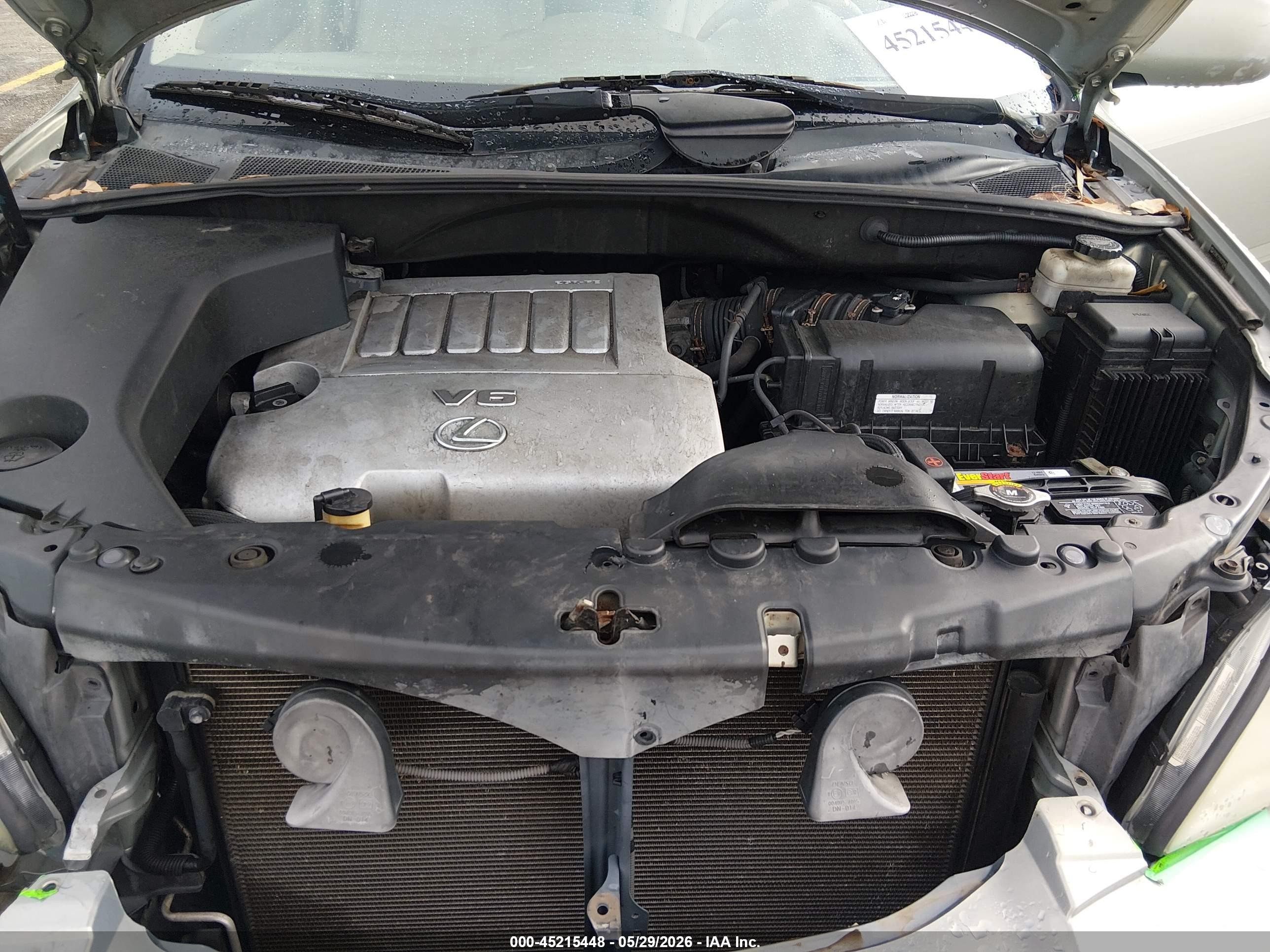 2008 Lexus Rx 350   Silver vin: 2T2HK31U08C070546