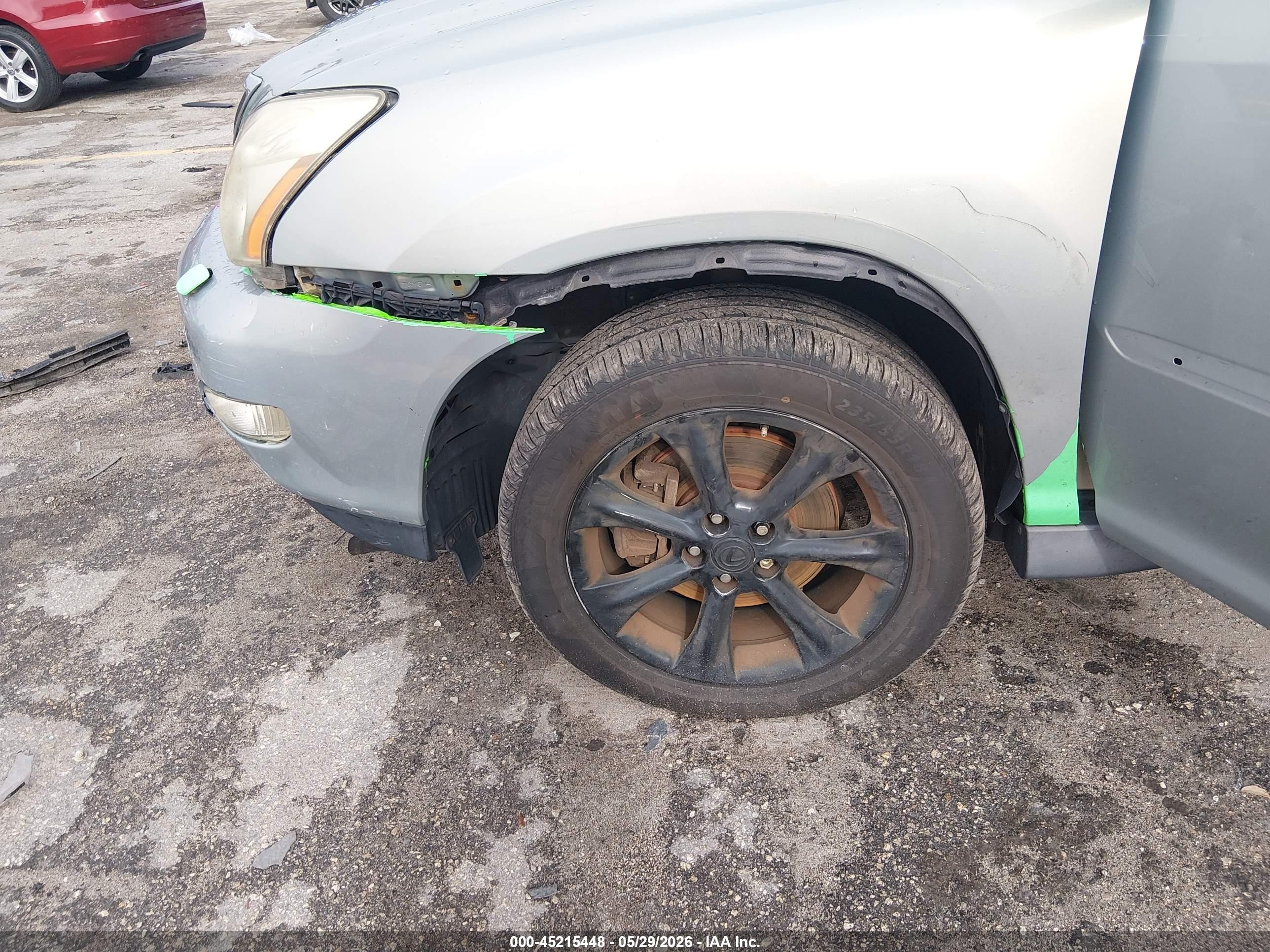2008 Lexus Rx 350   Silver vin: 2T2HK31U08C070546