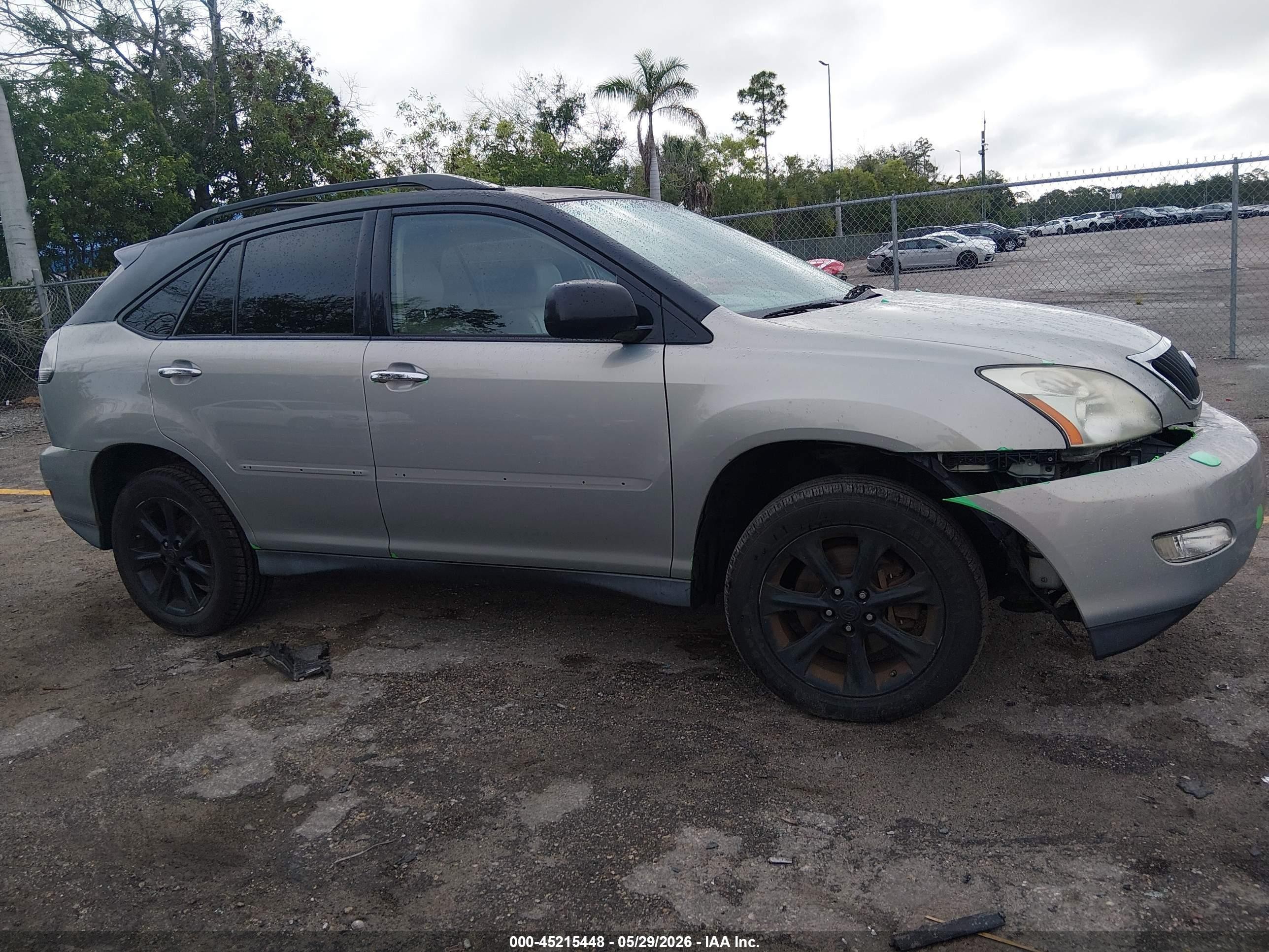 2008 Lexus Rx 350   Silver vin: 2T2HK31U08C070546
