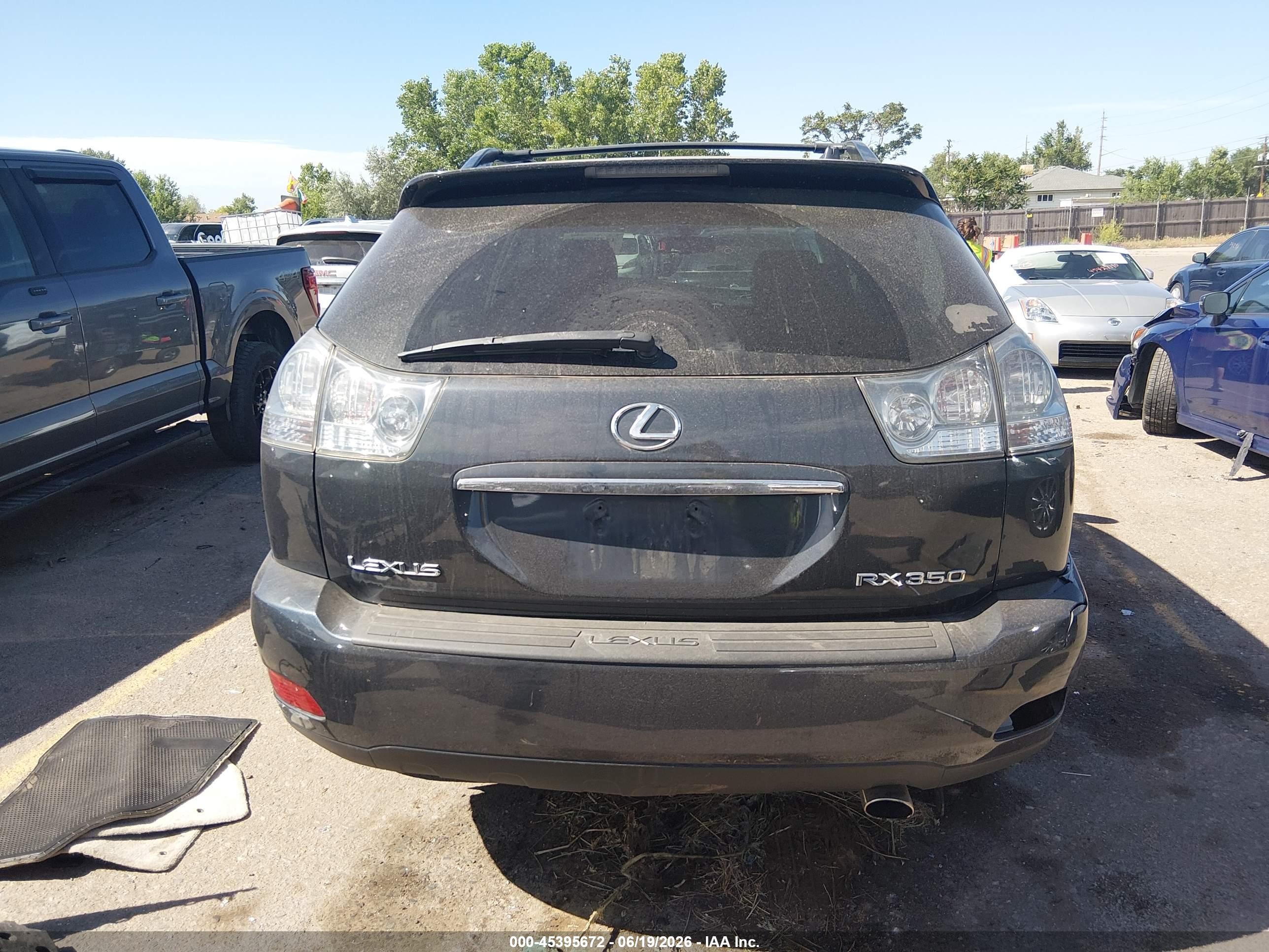 2008 Lexus Rx 350   Gray vin: 2T2HK31U08C079943