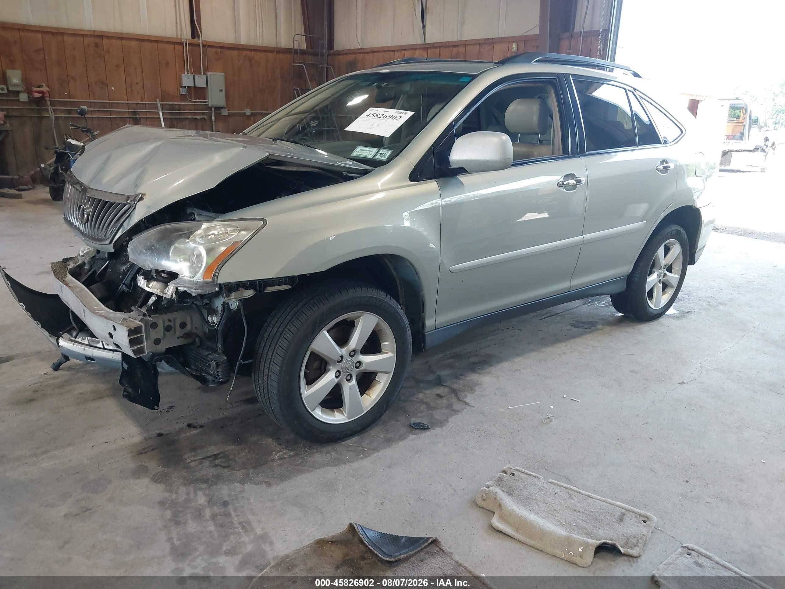 2008 Lexus Rx 350   Gray vin: 2T2HK31U08C083197