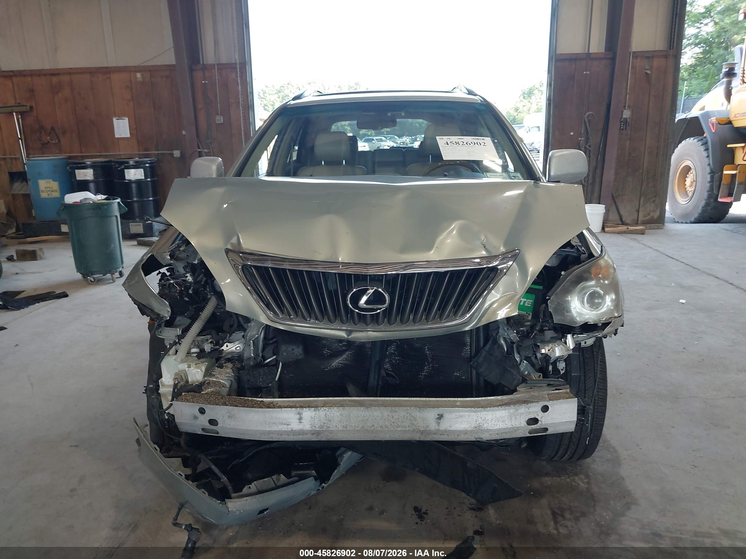 2008 Lexus Rx 350   Gray vin: 2T2HK31U08C083197