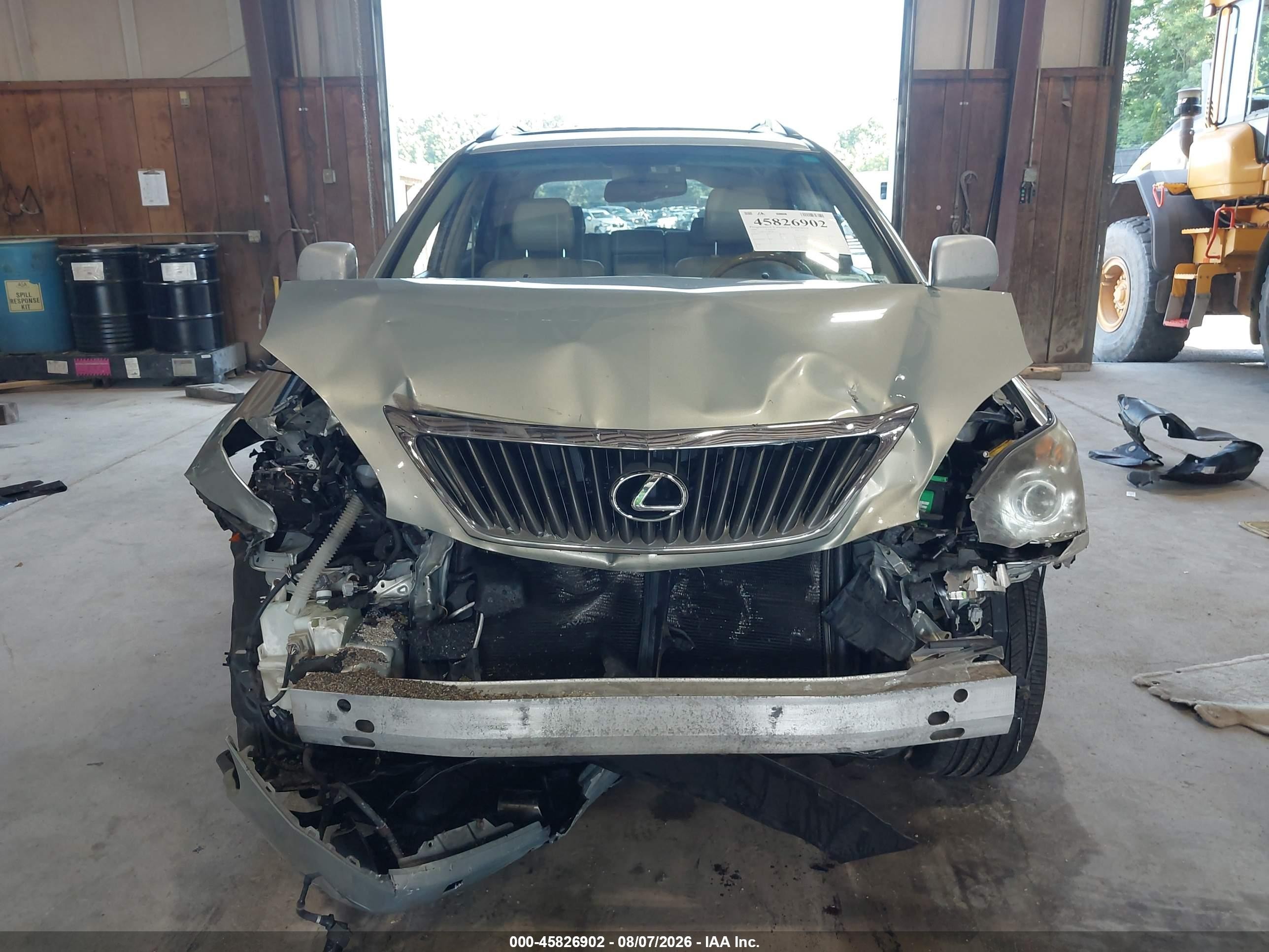 2008 Lexus Rx 350   Gray vin: 2T2HK31U08C083197