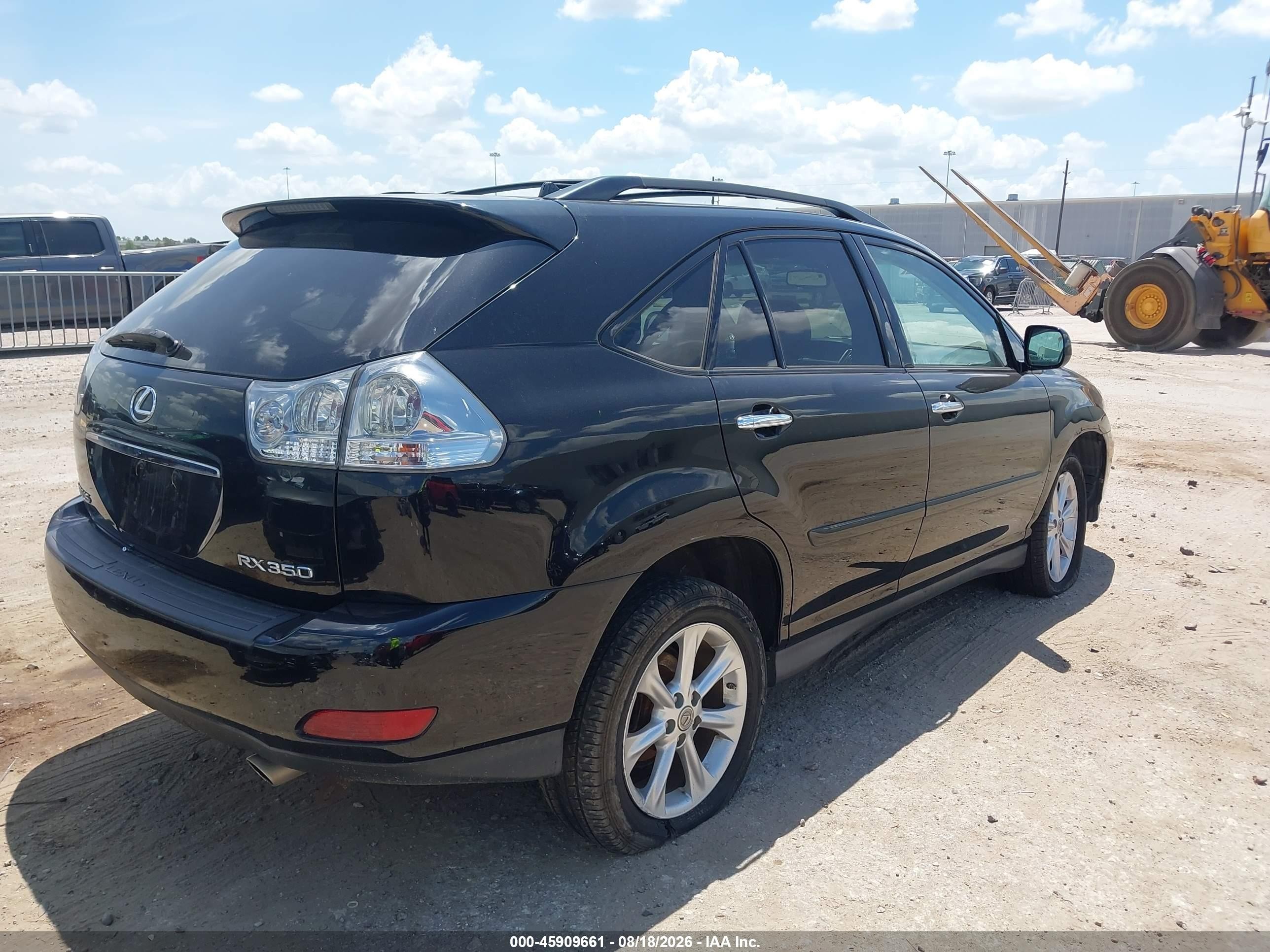 2009 Lexus Rx 350 Black vin: 2T2HK31U09C096873
