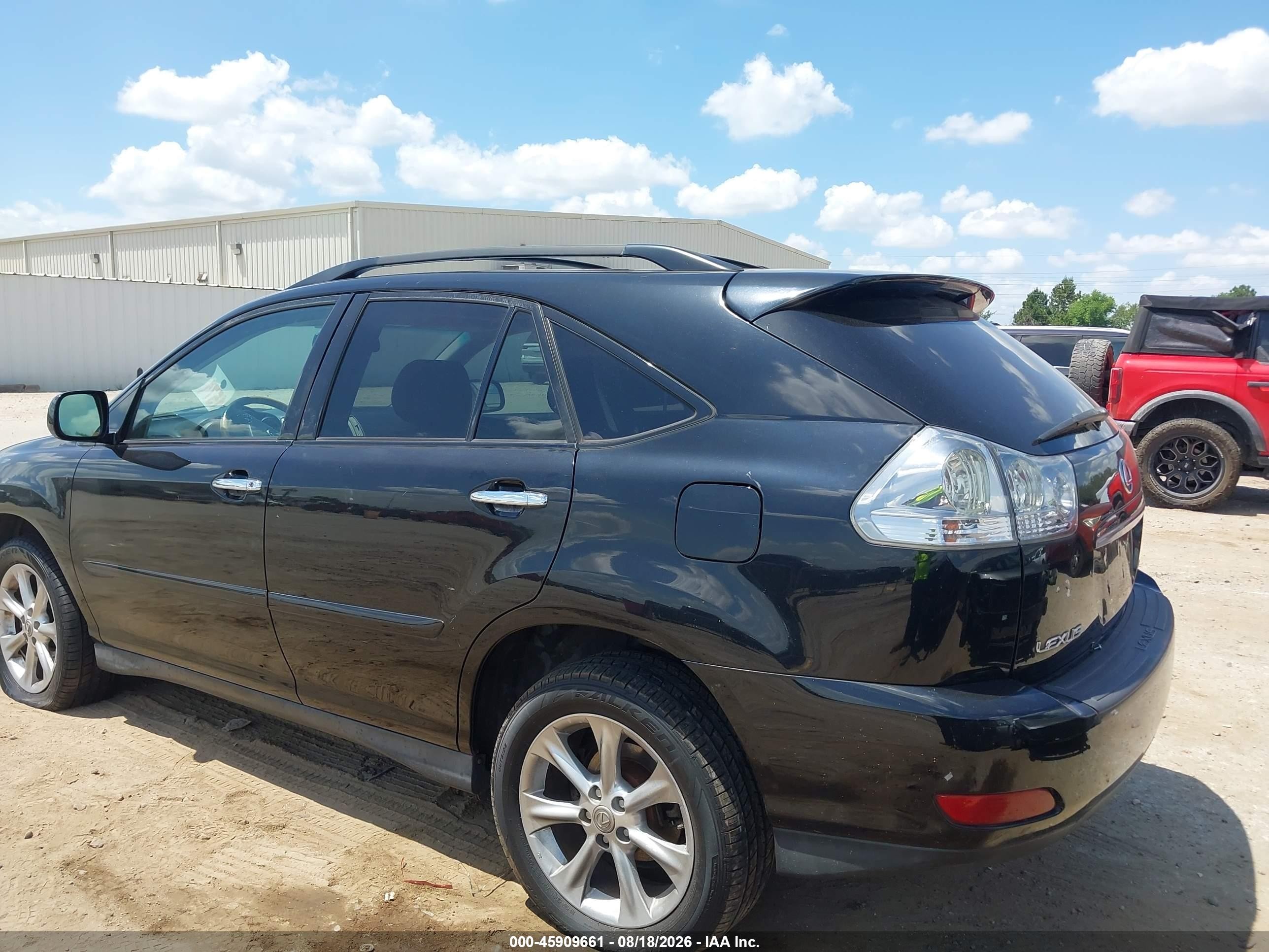 2009 Lexus Rx 350 Black vin: 2T2HK31U09C096873