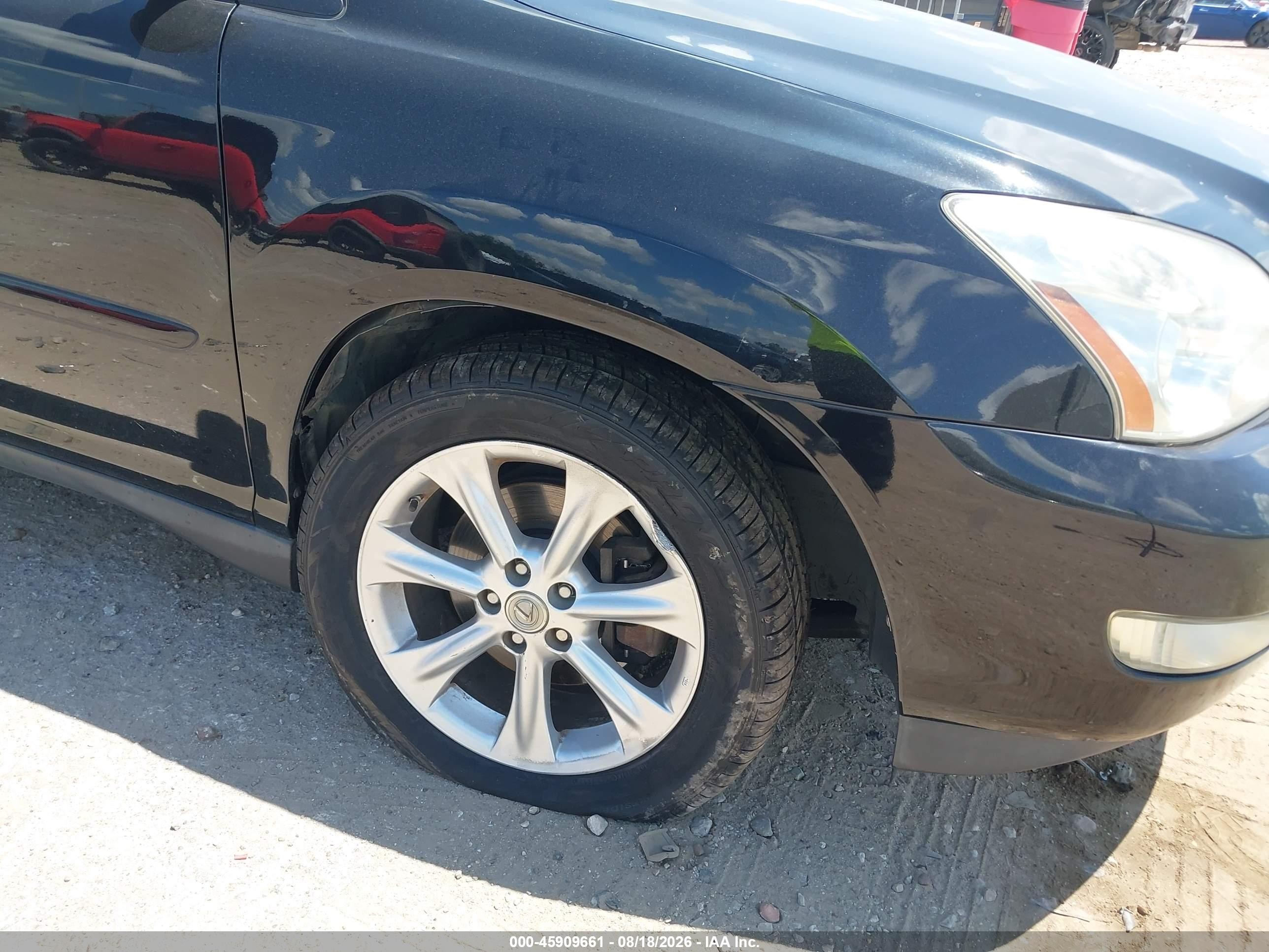 2009 Lexus Rx 350 Black vin: 2T2HK31U09C096873