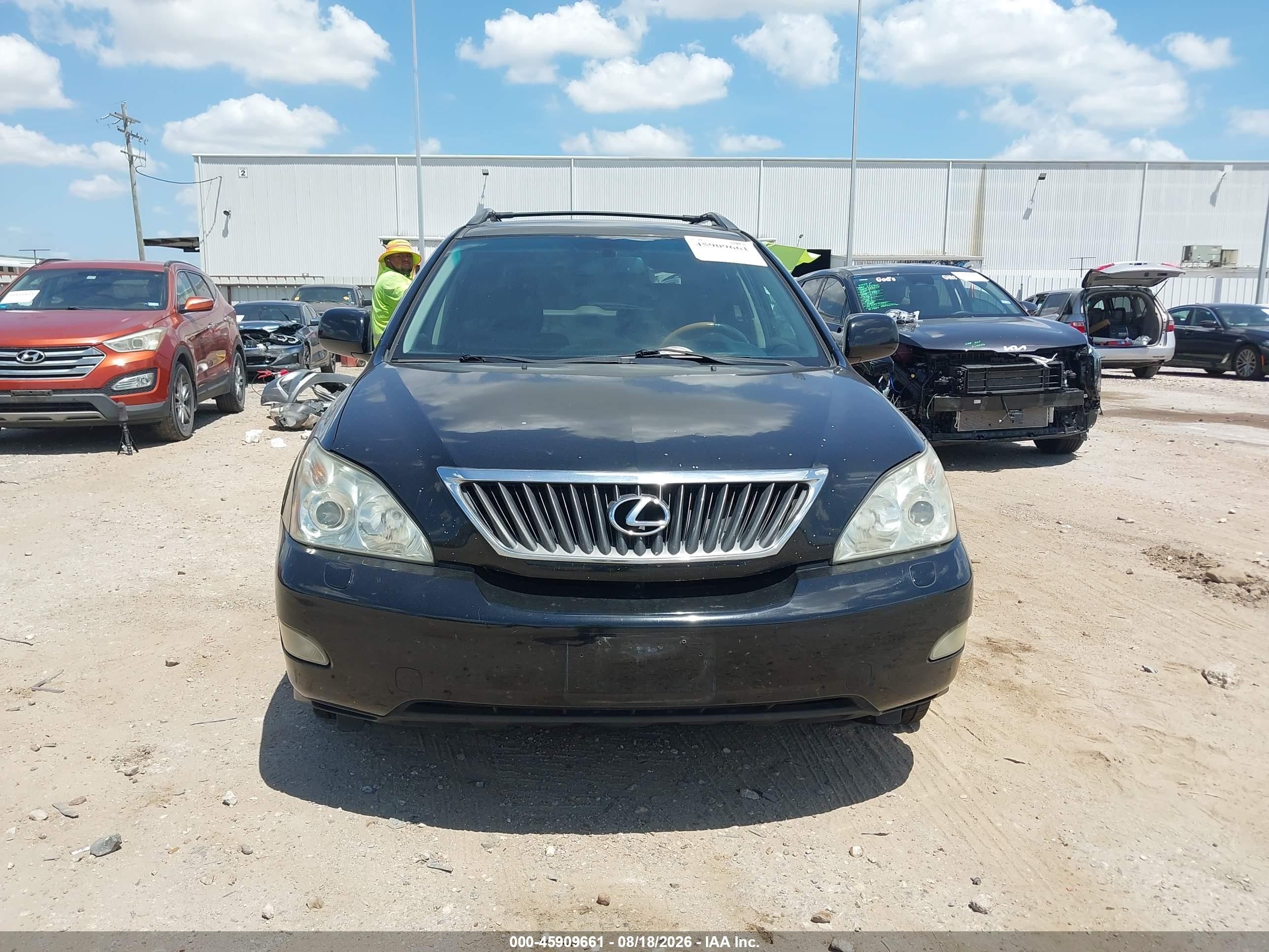 2009 Lexus Rx 350 Black vin: 2T2HK31U09C096873