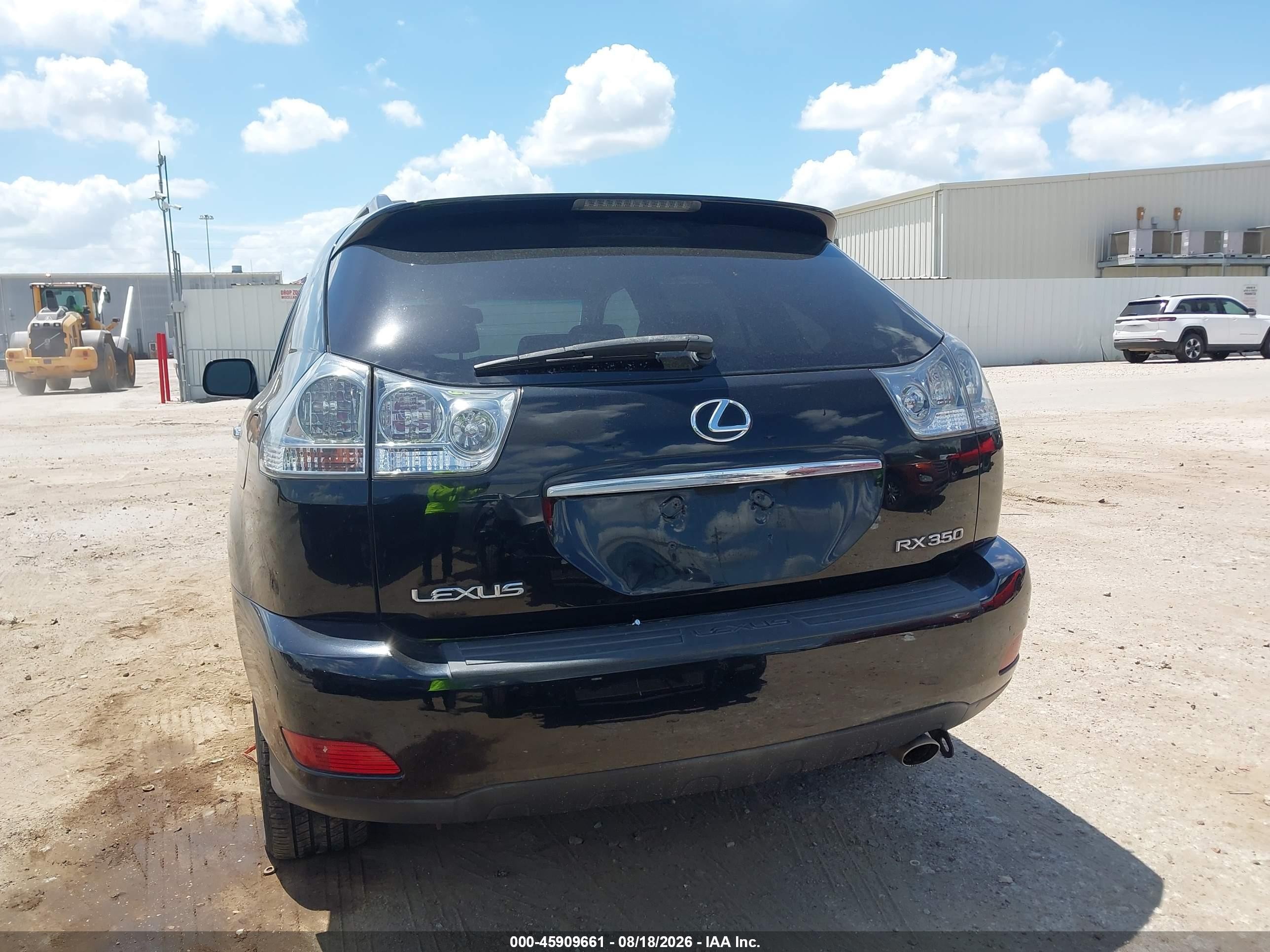 2009 Lexus Rx 350 Black vin: 2T2HK31U09C096873