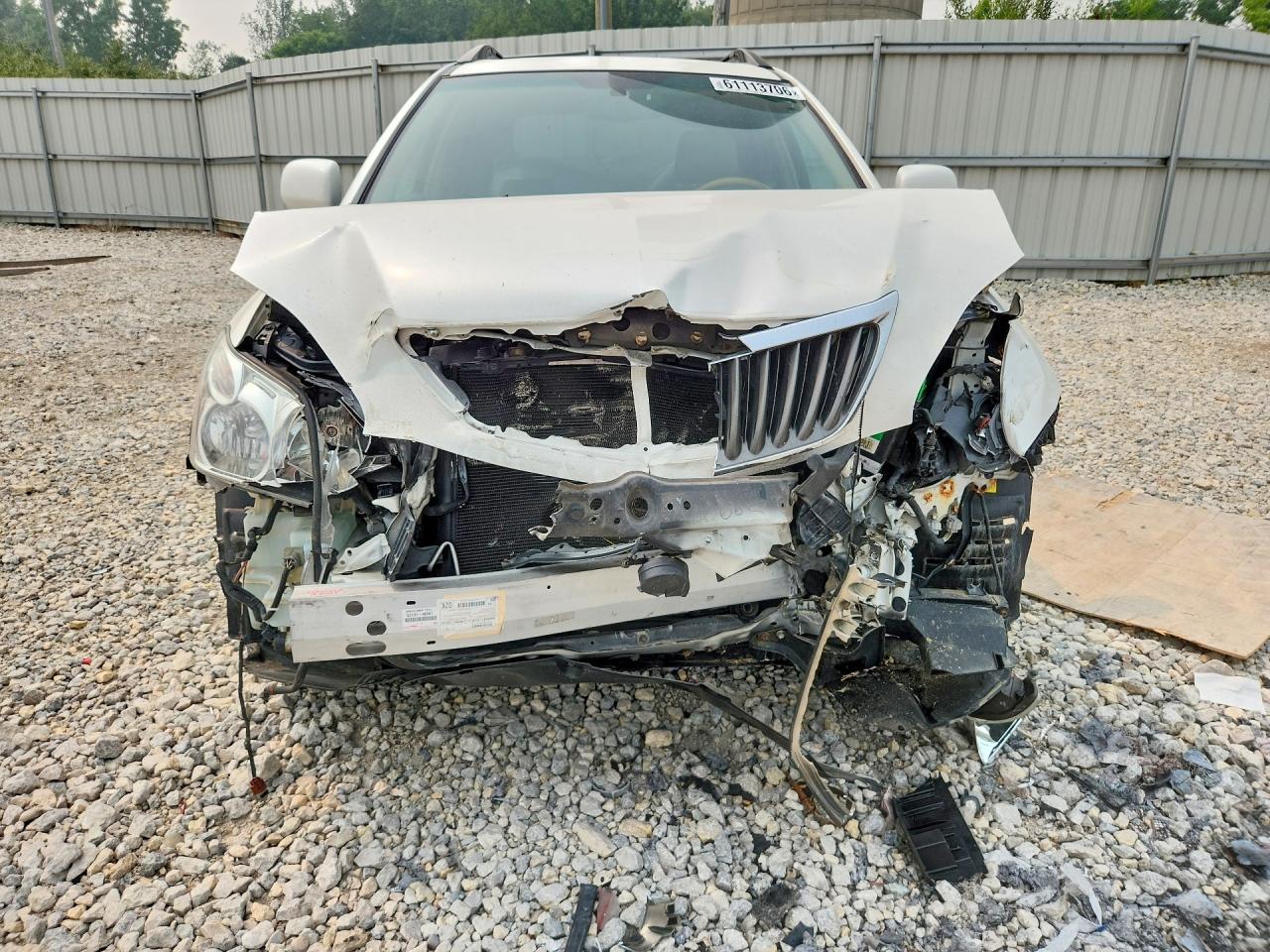 2009 Lexus Rx 350 Белый vin: 2T2HK31U09C101165
