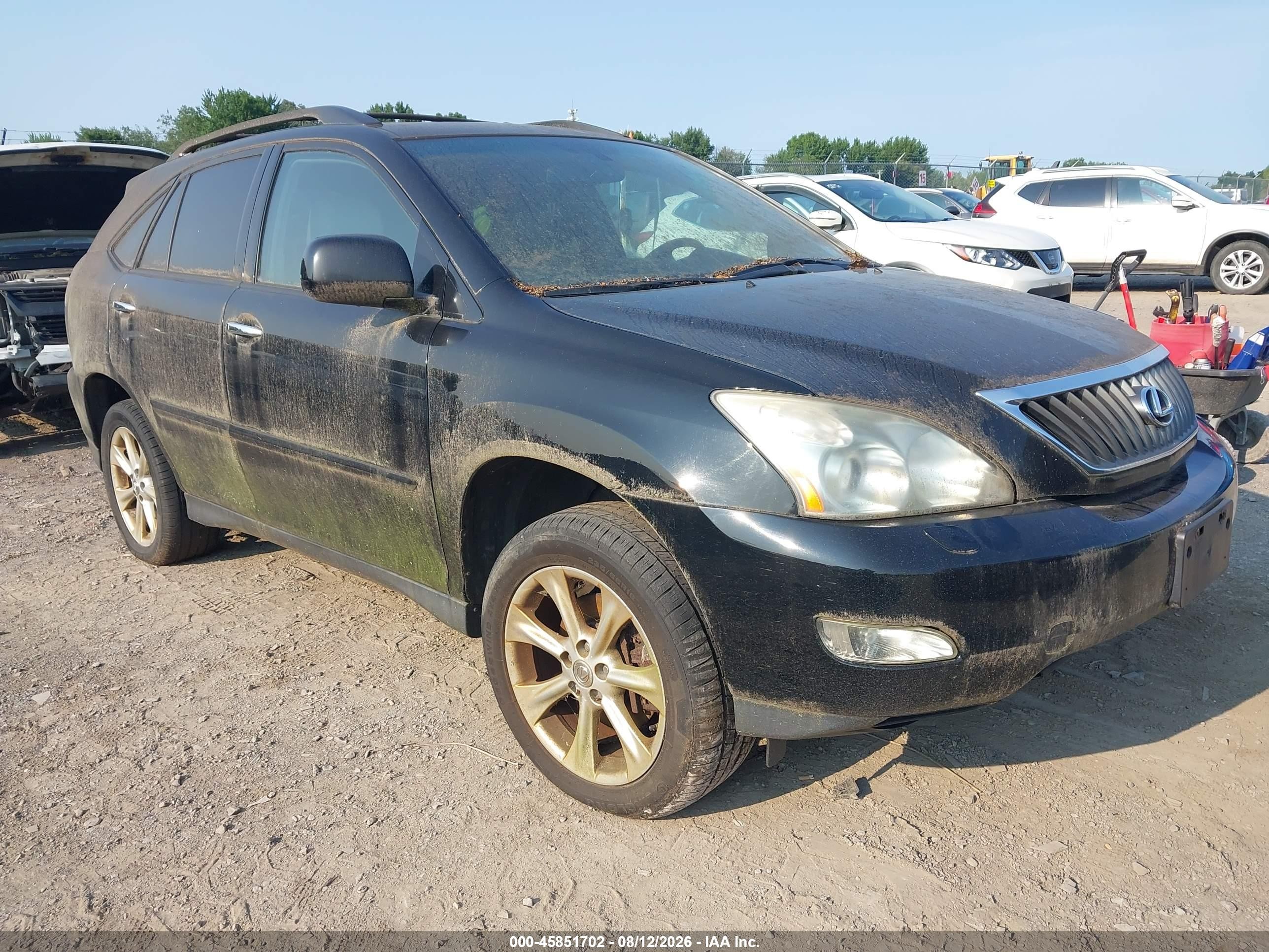 2009 Lexus Rx 350   Black vin: 2T2HK31U09C103305
