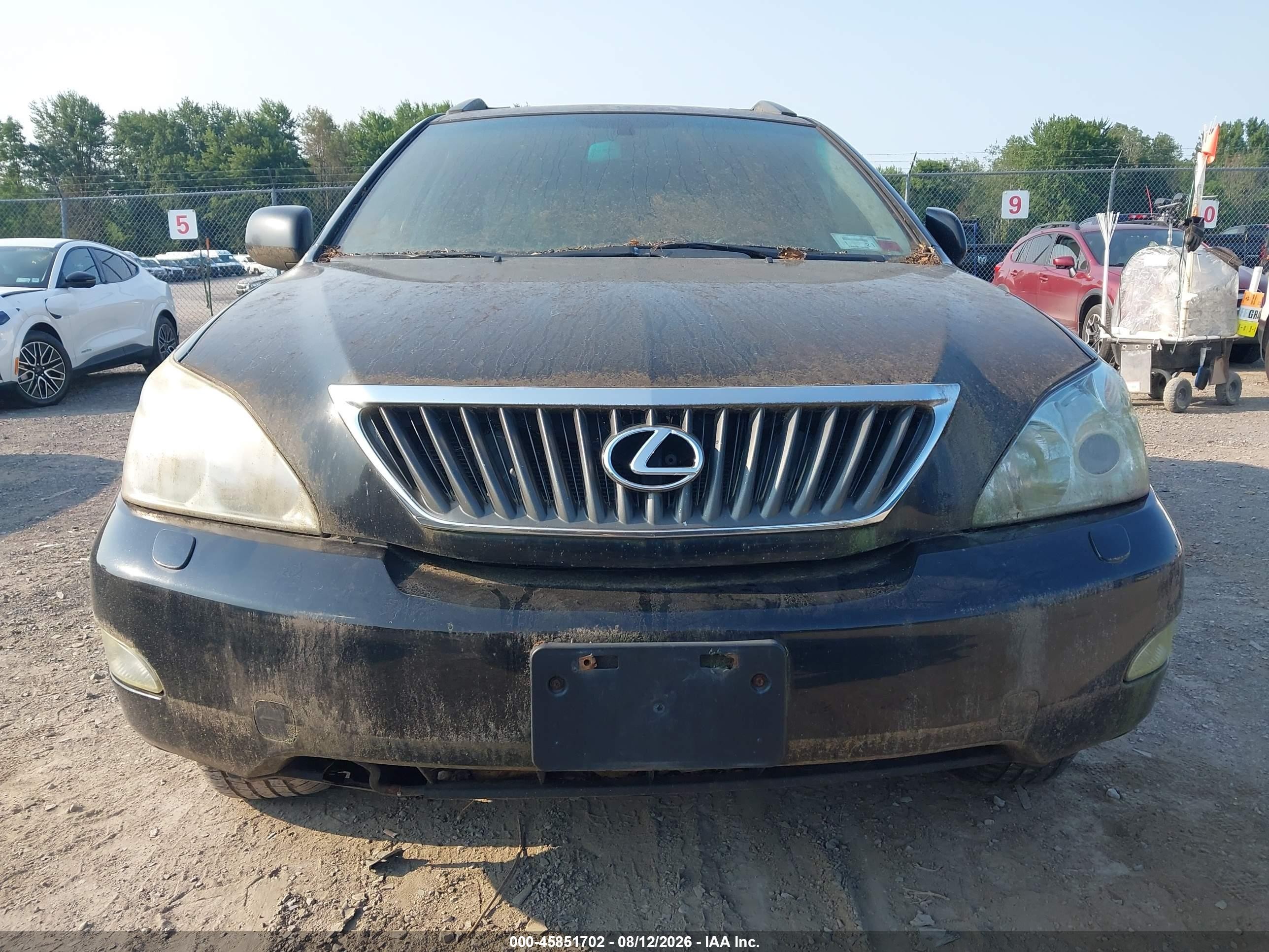 2009 Lexus Rx 350   Black vin: 2T2HK31U09C103305