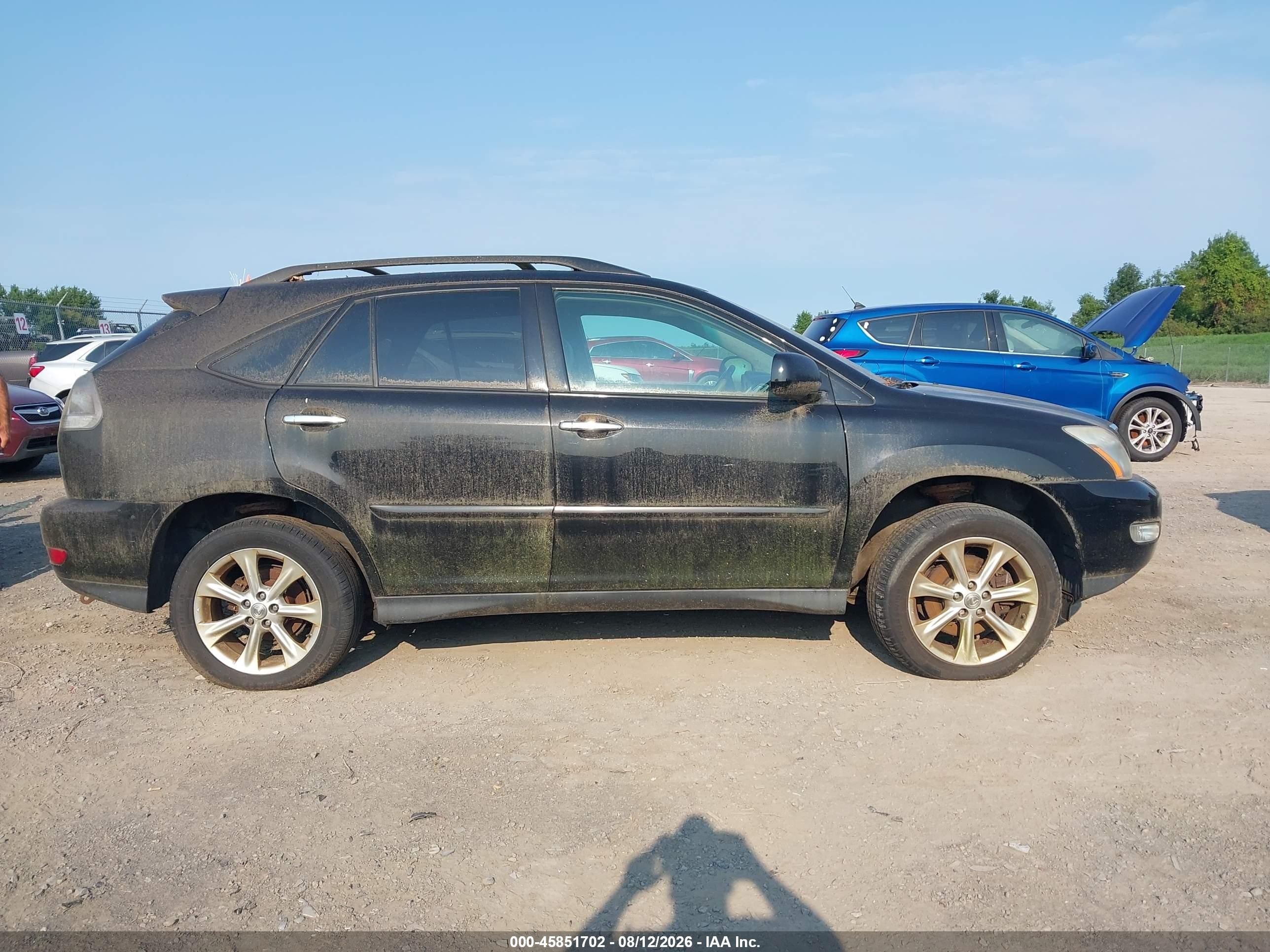 2009 Lexus Rx 350   Black vin: 2T2HK31U09C103305
