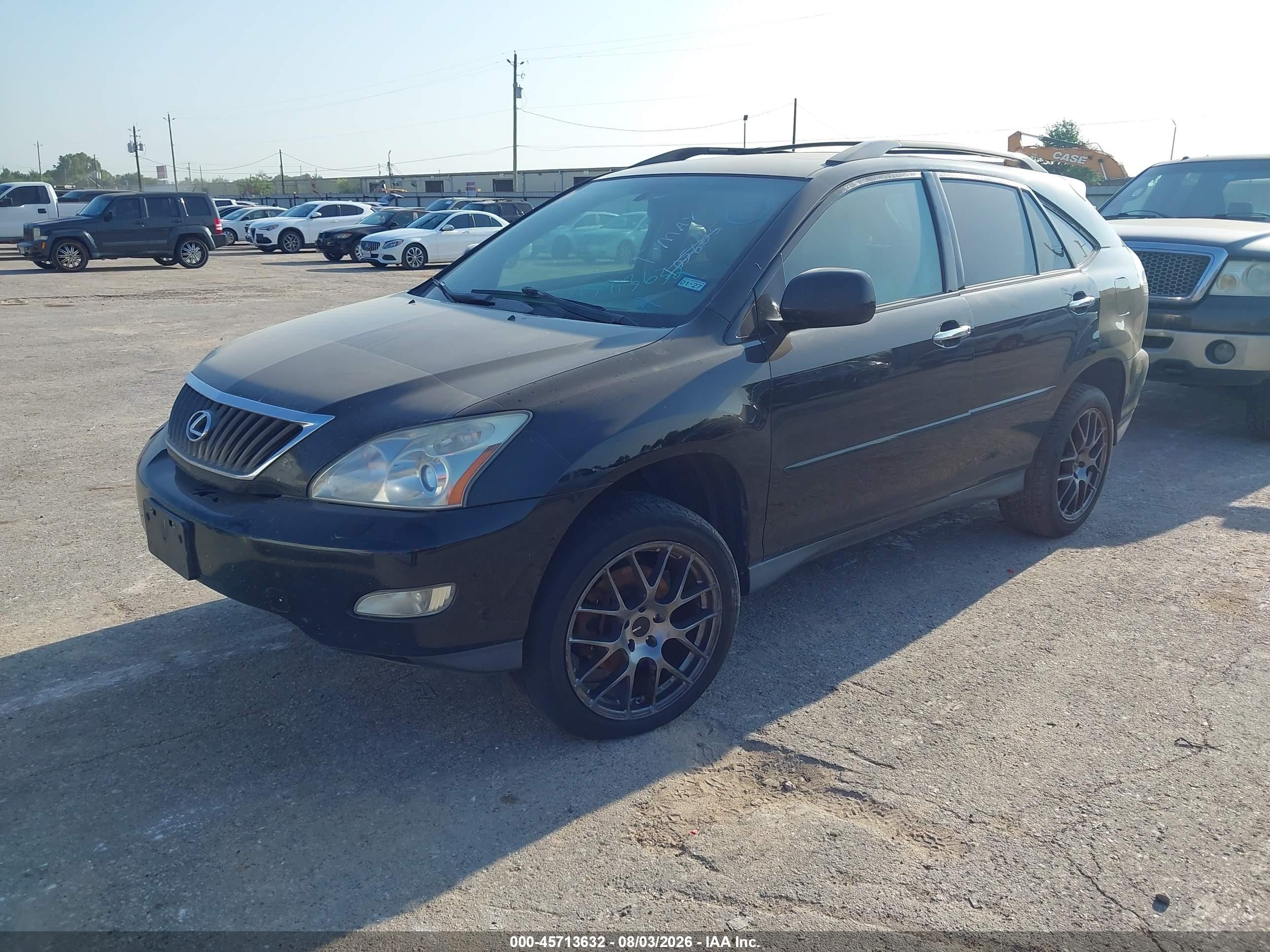 2009 Lexus Rx 350   Black vin: 2T2HK31U09C105605
