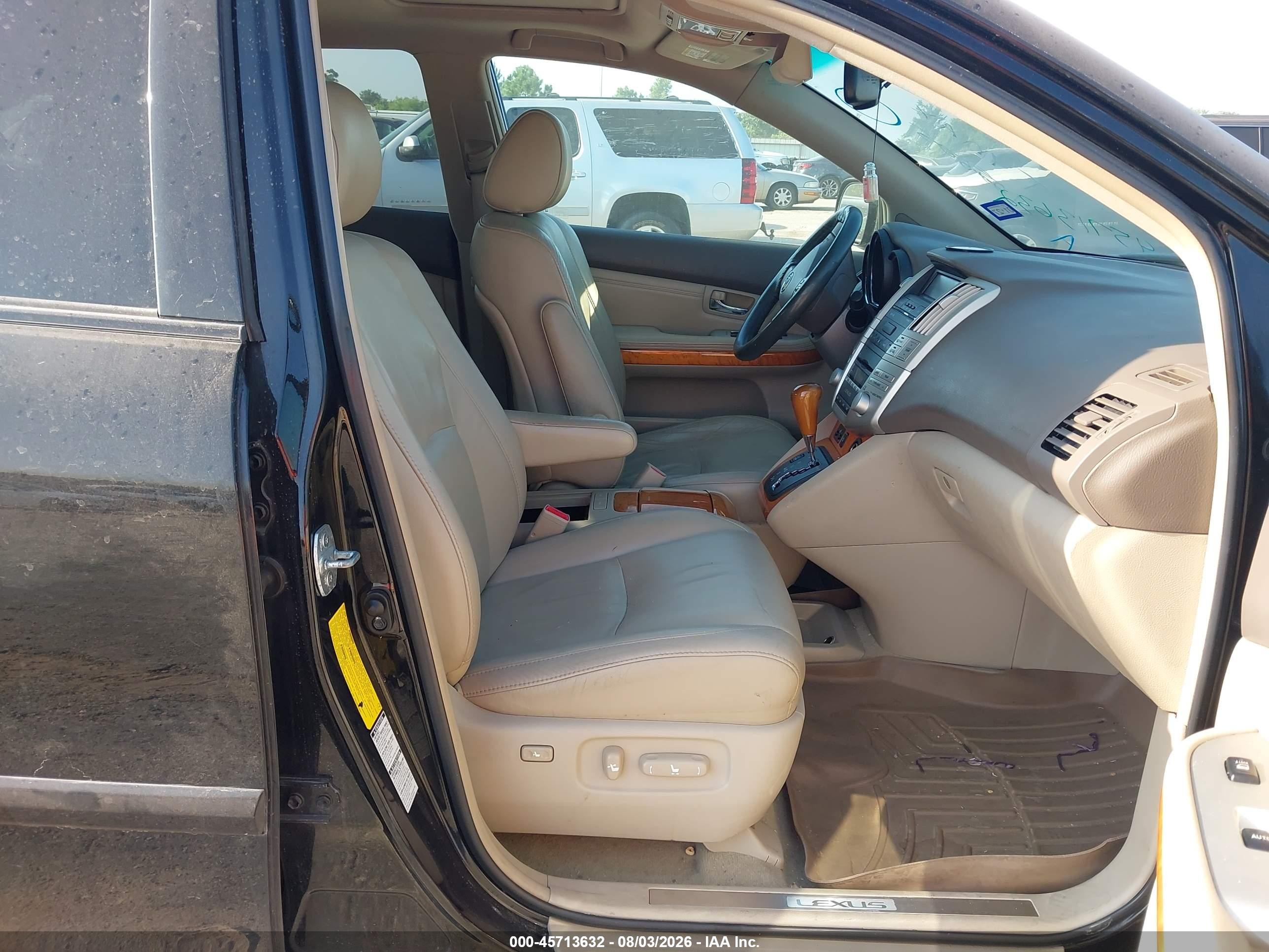 2009 Lexus Rx 350   Black vin: 2T2HK31U09C105605