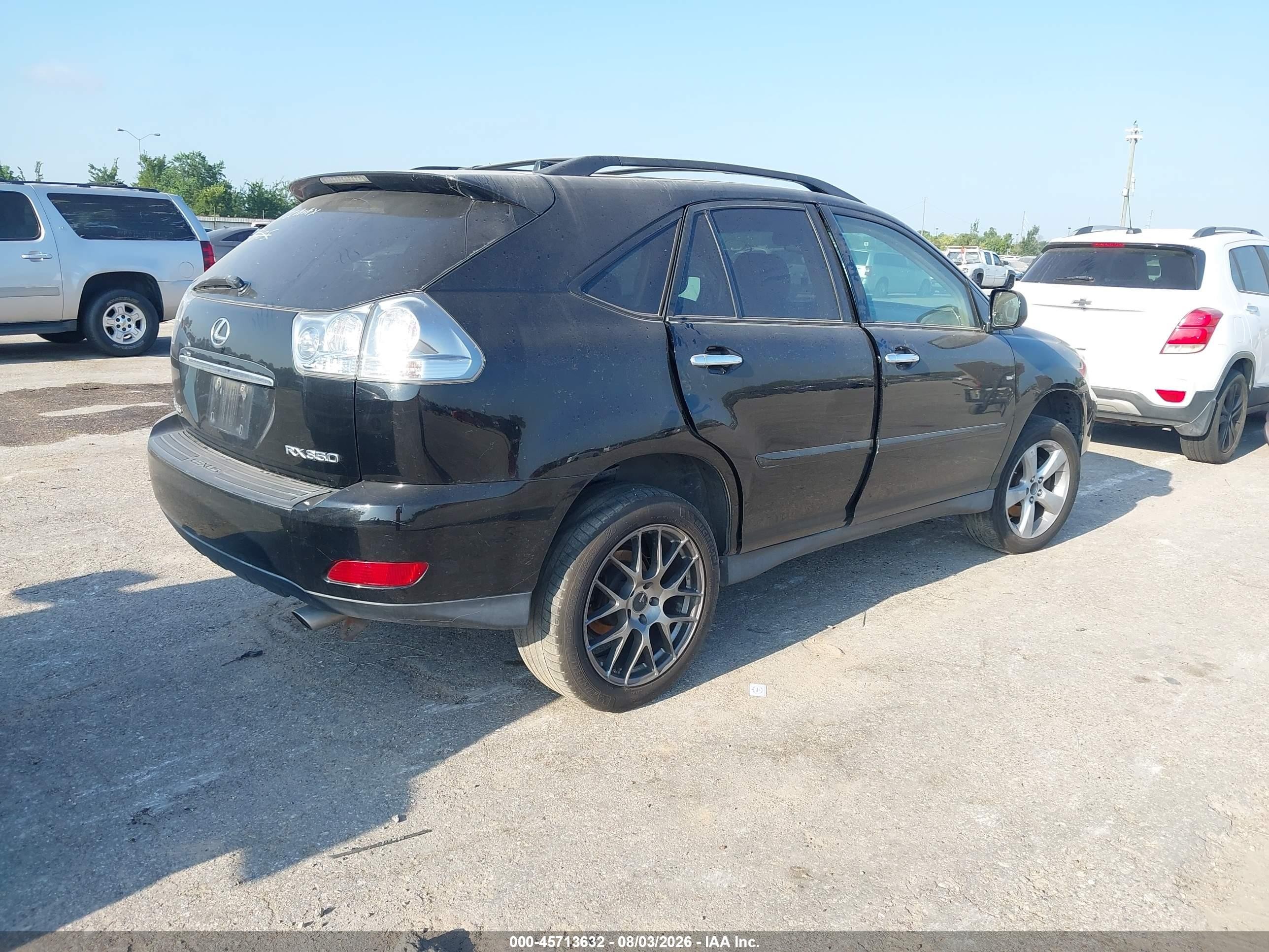 2009 Lexus Rx 350   Black vin: 2T2HK31U09C105605