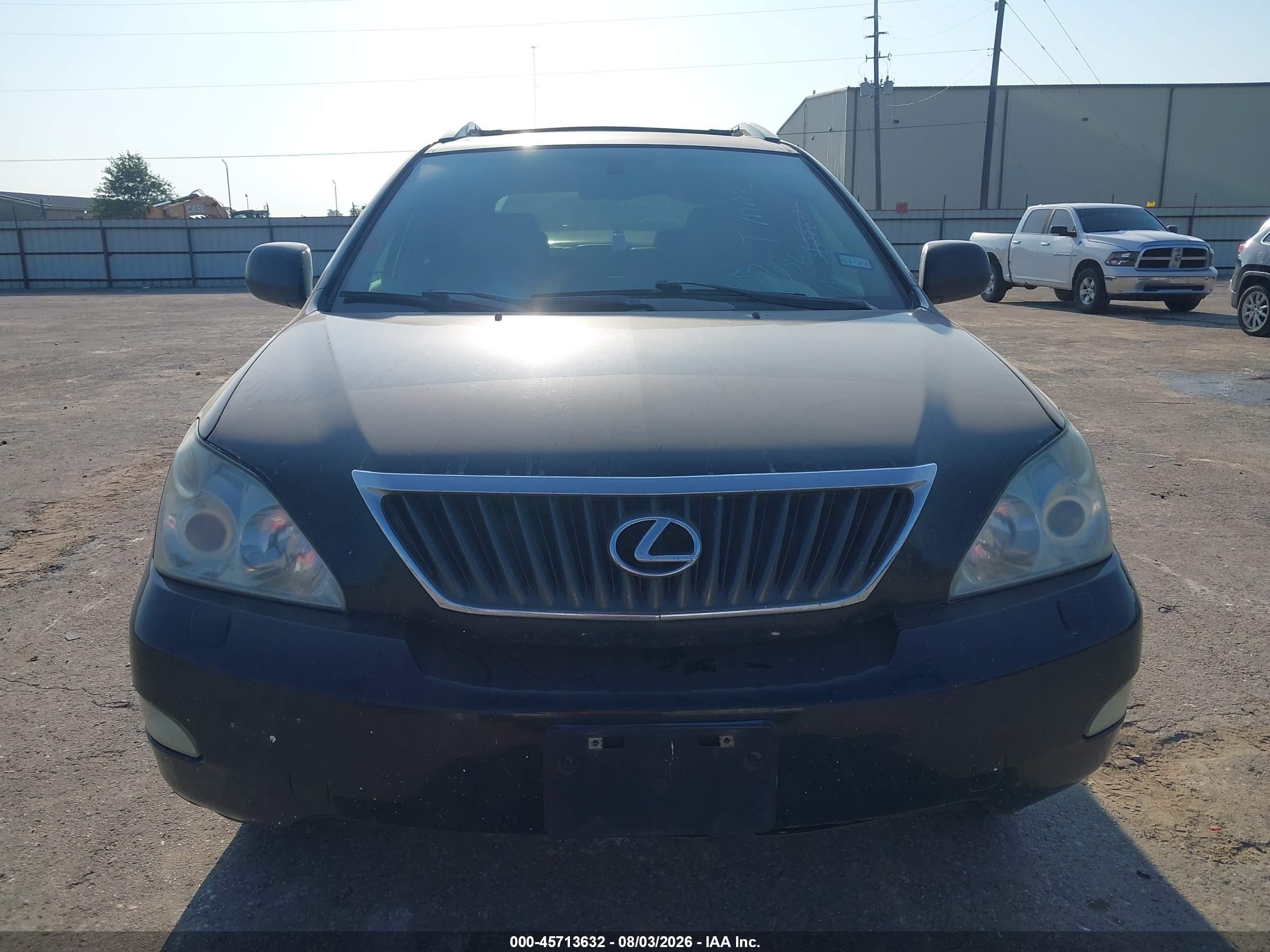 2009 Lexus Rx 350   Black vin: 2T2HK31U09C105605