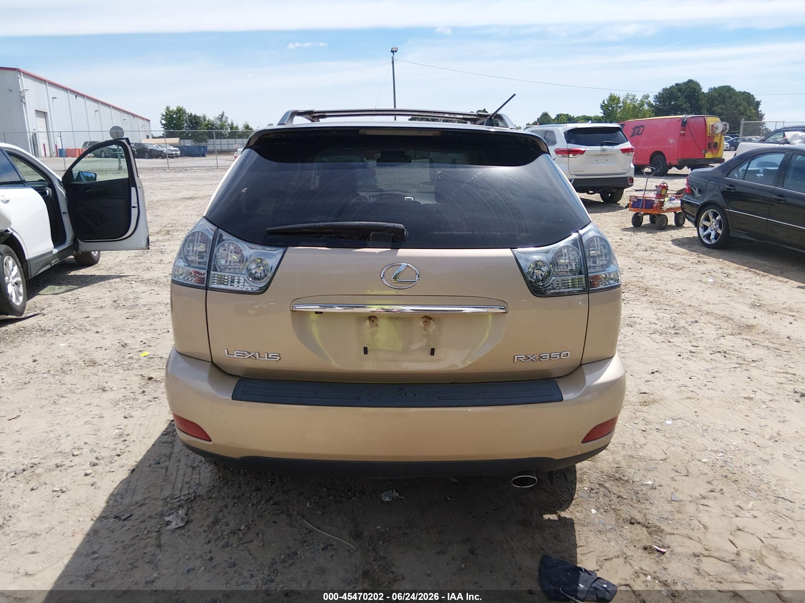 2009 Lexus Rx 350   Gold vin: 2T2HK31U09C109556