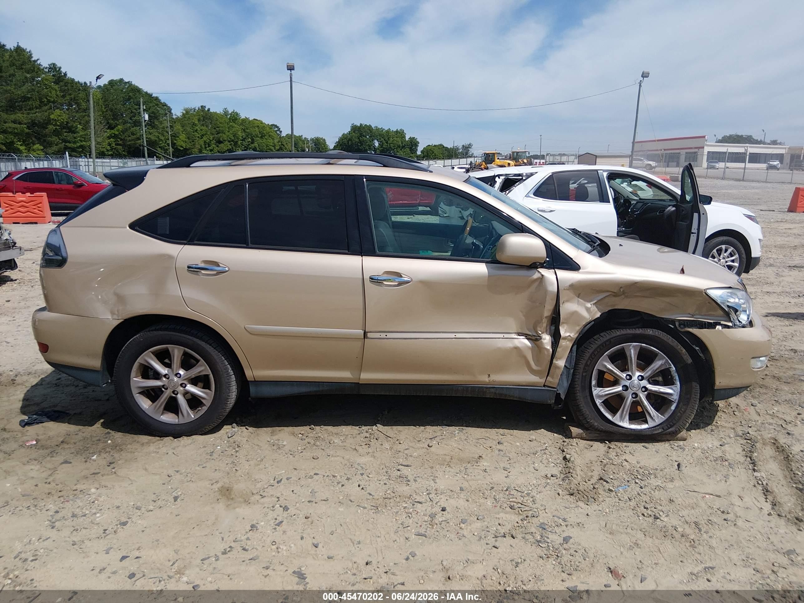 2009 Lexus Rx 350   Gold vin: 2T2HK31U09C109556