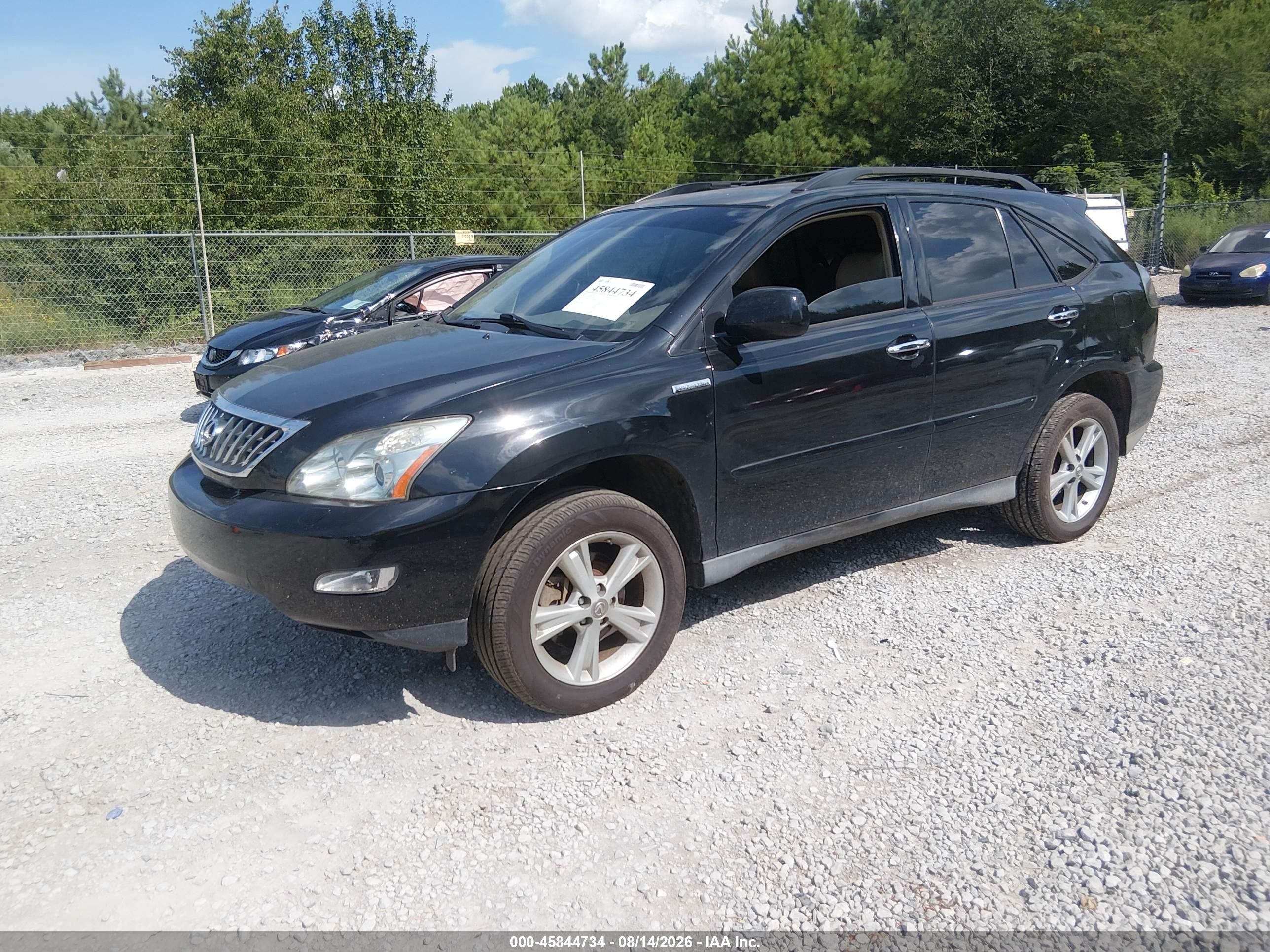 2009 Lexus Rx 350 Black vin: 2T2HK31U09C114790