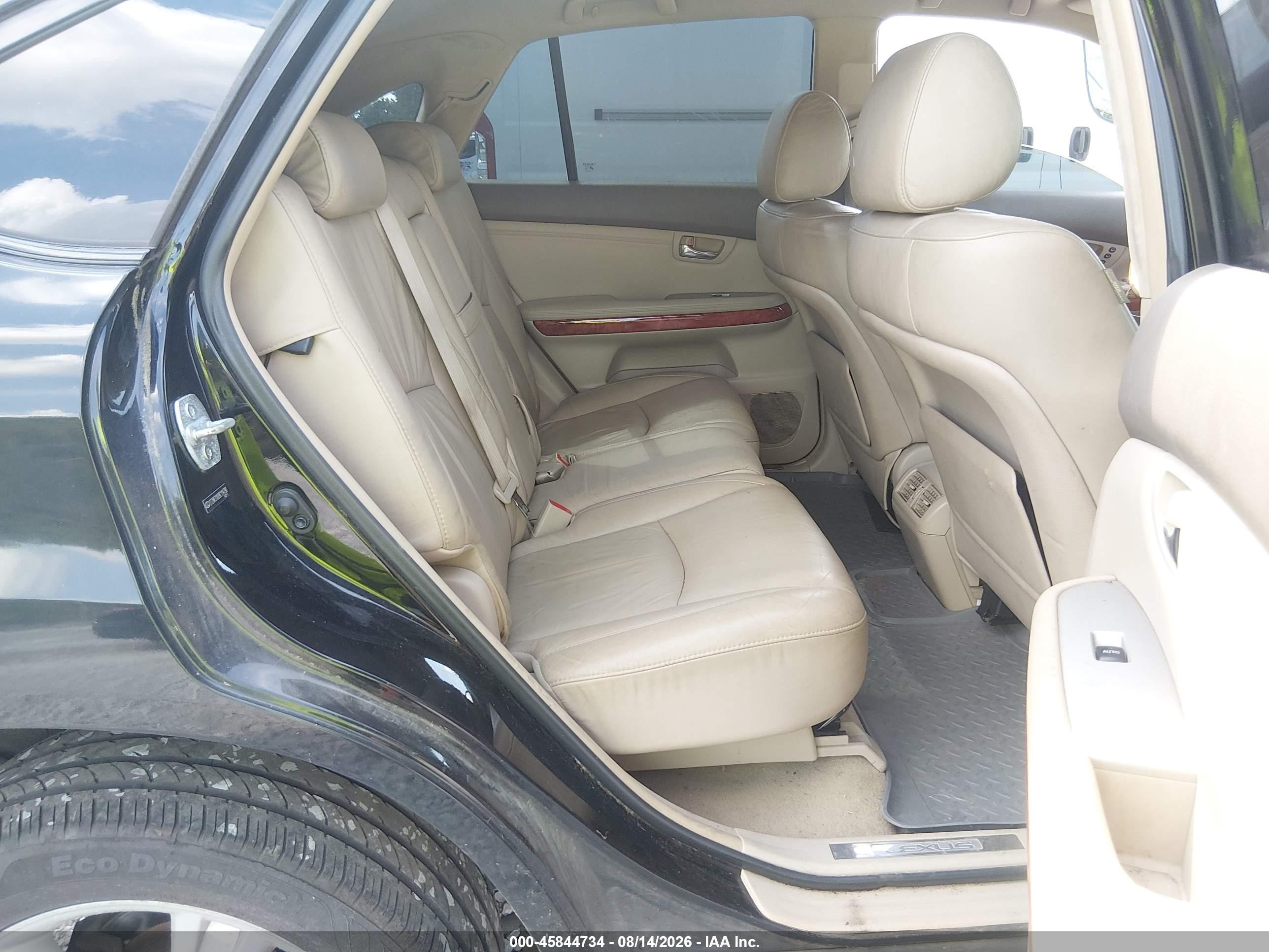 2009 Lexus Rx 350 Black vin: 2T2HK31U09C114790