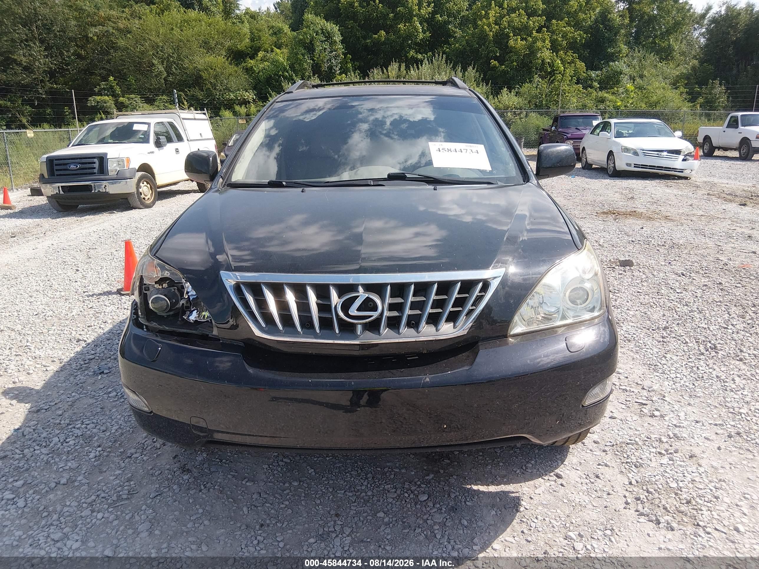 2009 Lexus Rx 350 Black vin: 2T2HK31U09C114790
