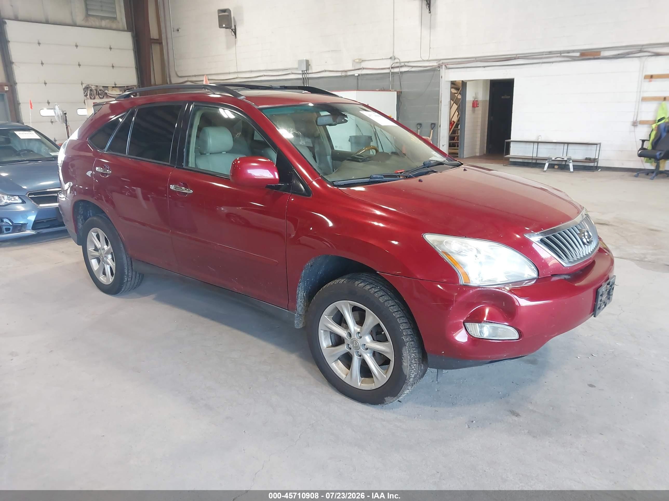 2009 Lexus Rx 350   Red vin: 2T2HK31U09C115177