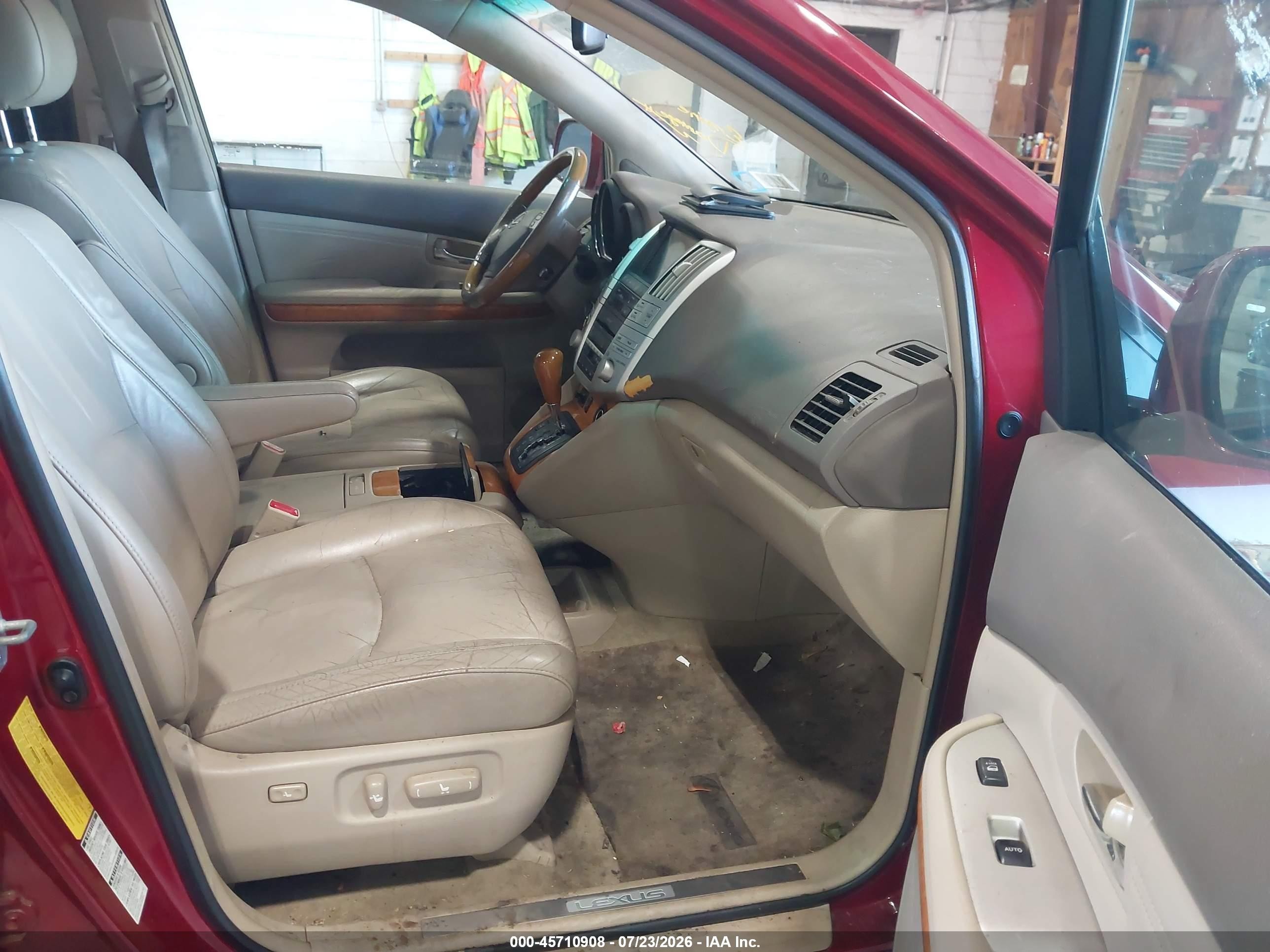 2009 Lexus Rx 350   Красный vin: 2T2HK31U09C115177