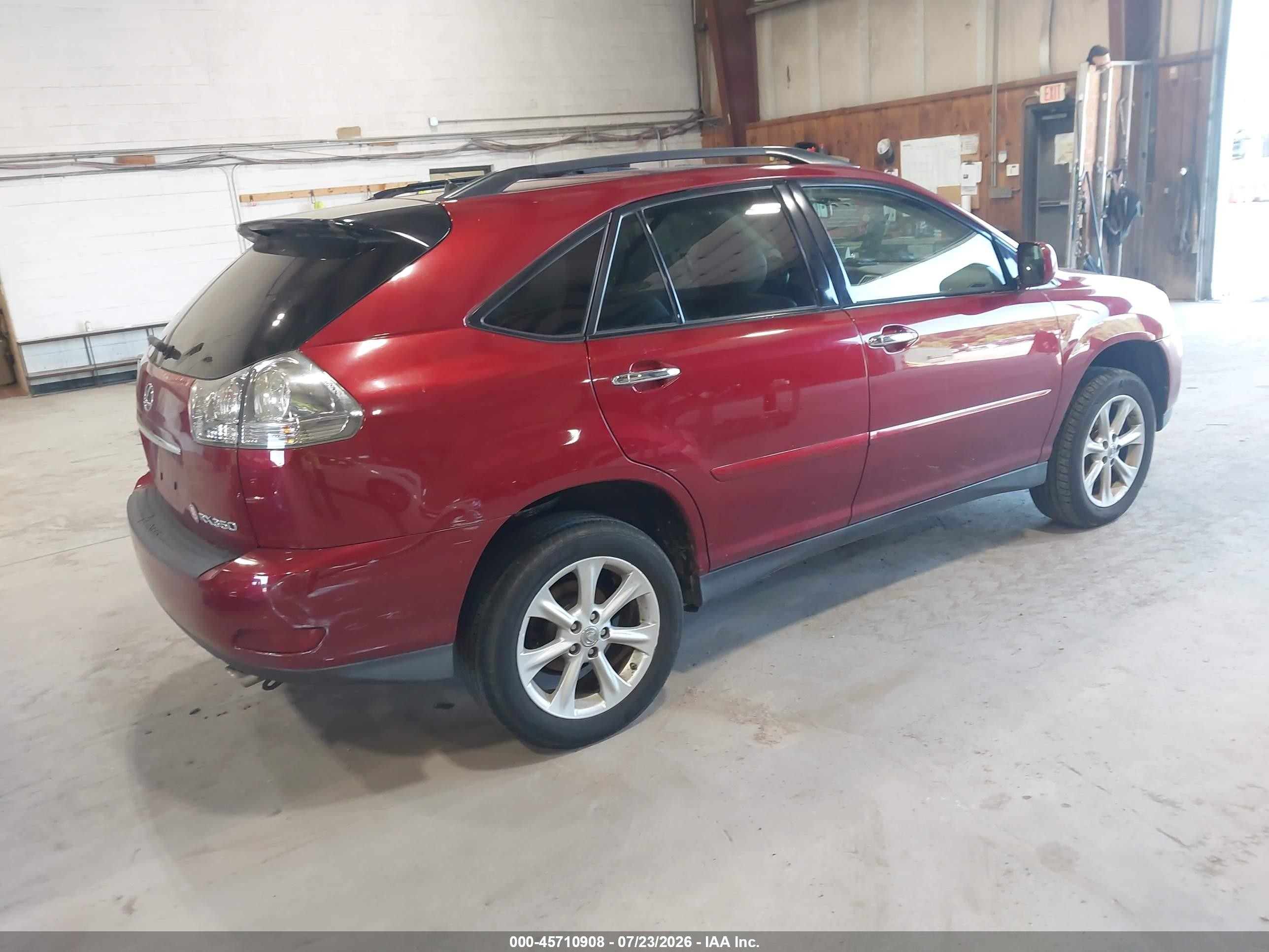 2009 Lexus Rx 350   Красный vin: 2T2HK31U09C115177