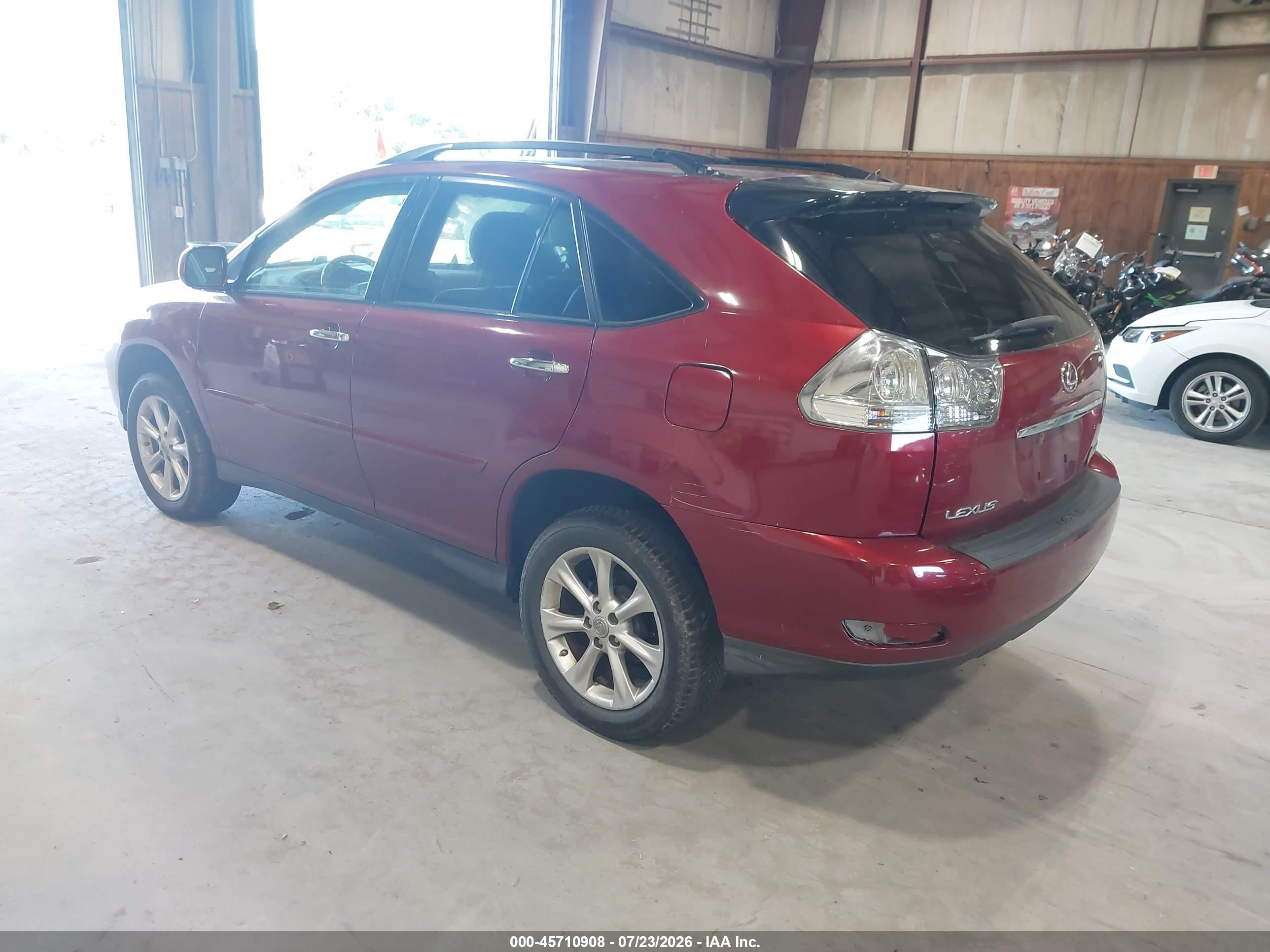 2009 Lexus Rx 350   Красный vin: 2T2HK31U09C115177