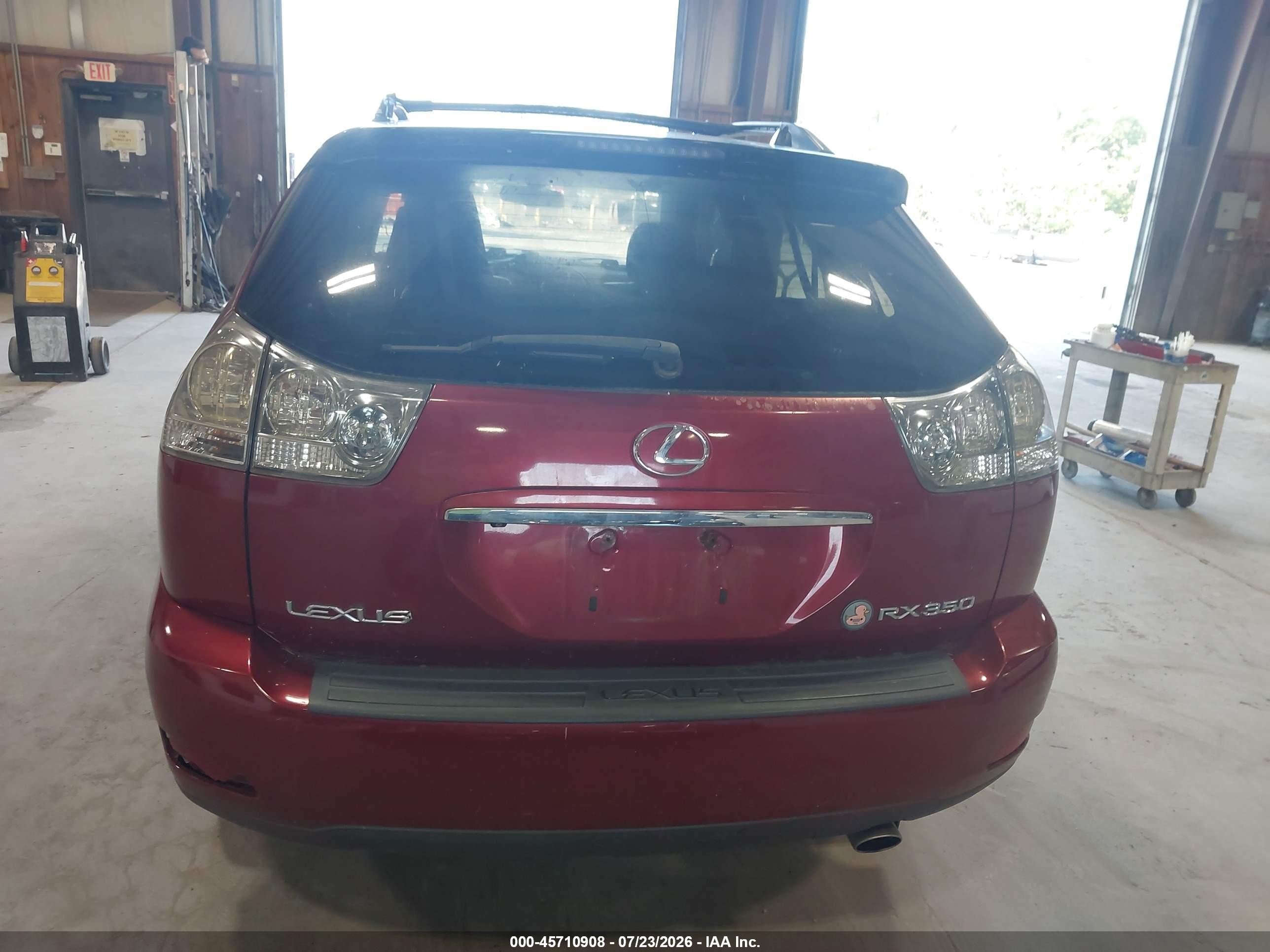 2009 Lexus Rx 350   Красный vin: 2T2HK31U09C115177