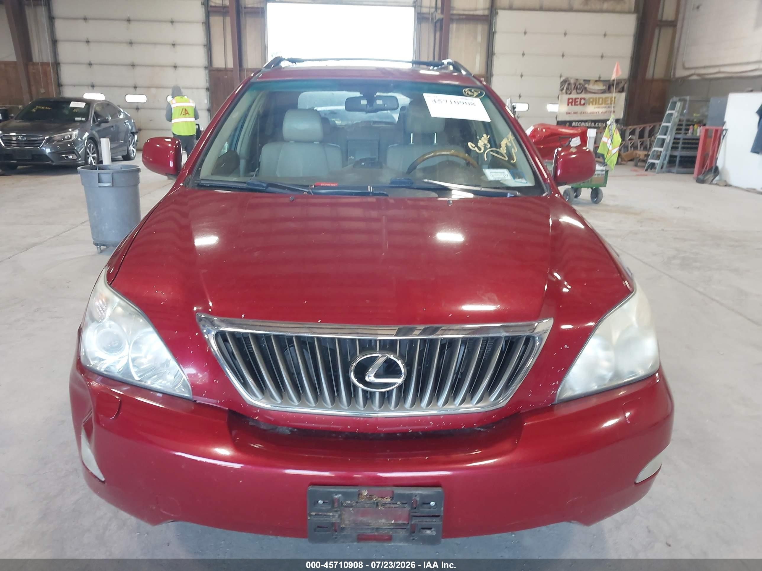 2009 Lexus Rx 350   Красный vin: 2T2HK31U09C115177