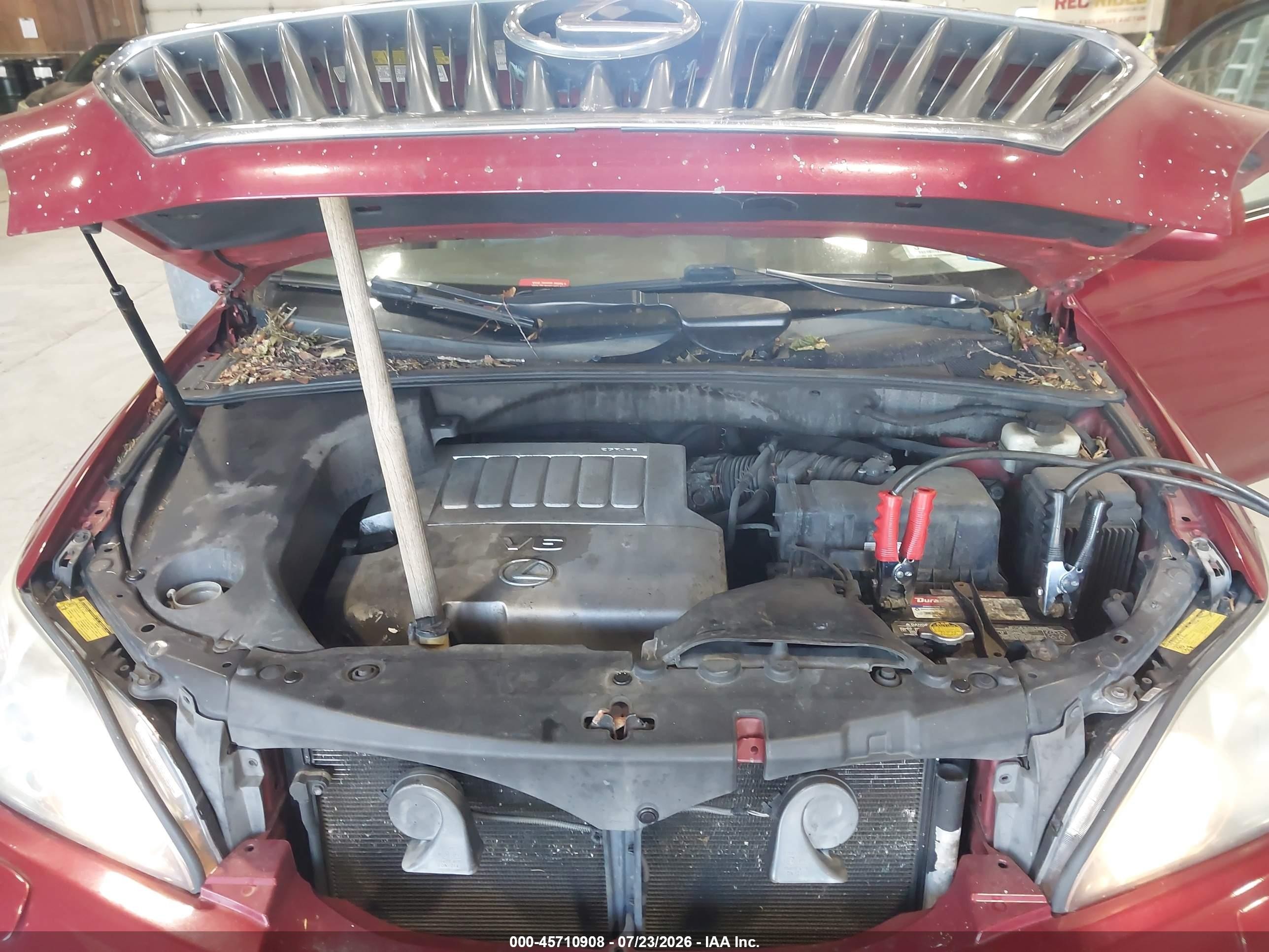 2009 Lexus Rx 350   Красный vin: 2T2HK31U09C115177