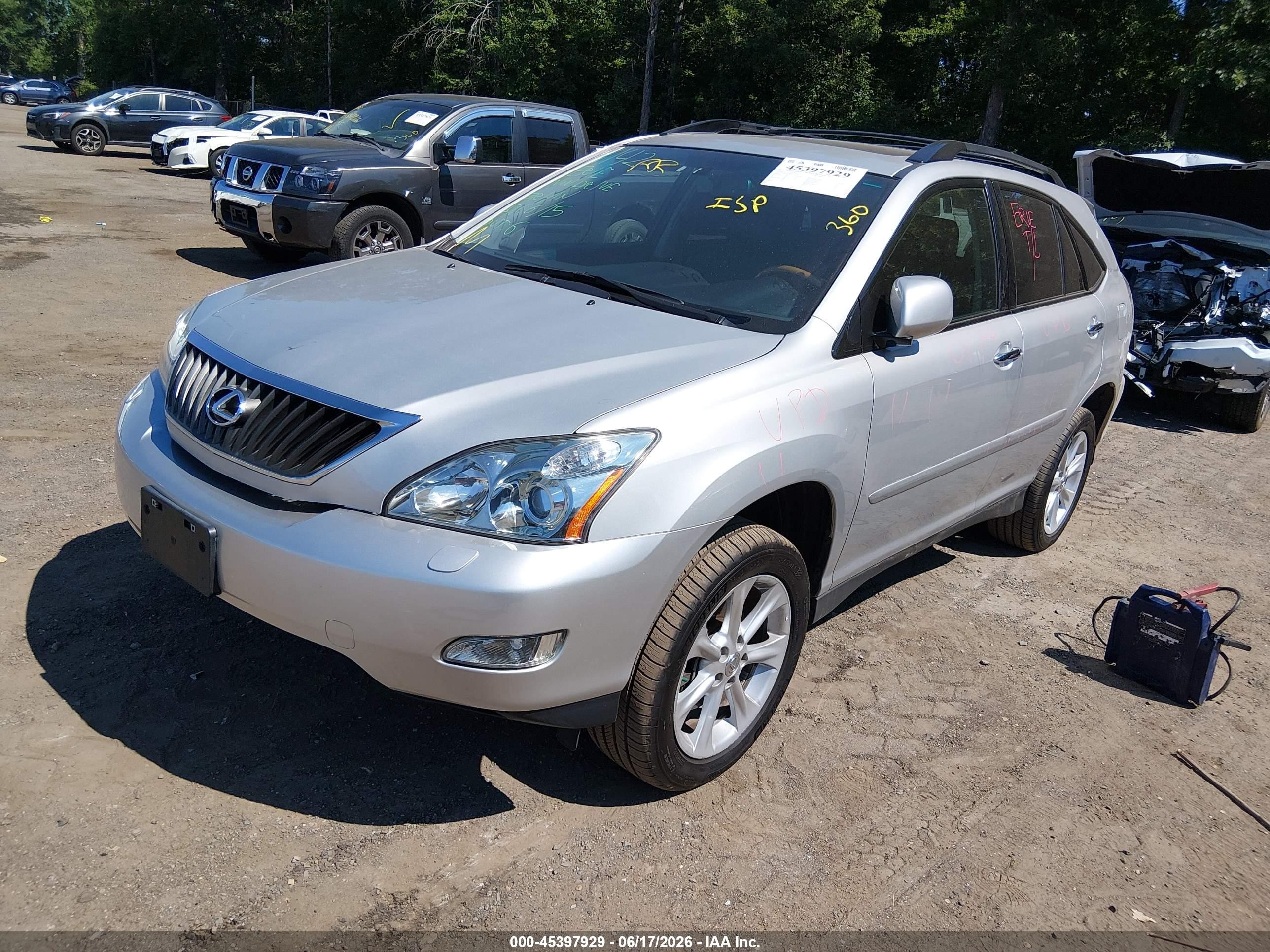 2009 Lexus Rx 350   Серебряный vin: 2T2HK31U09C123750