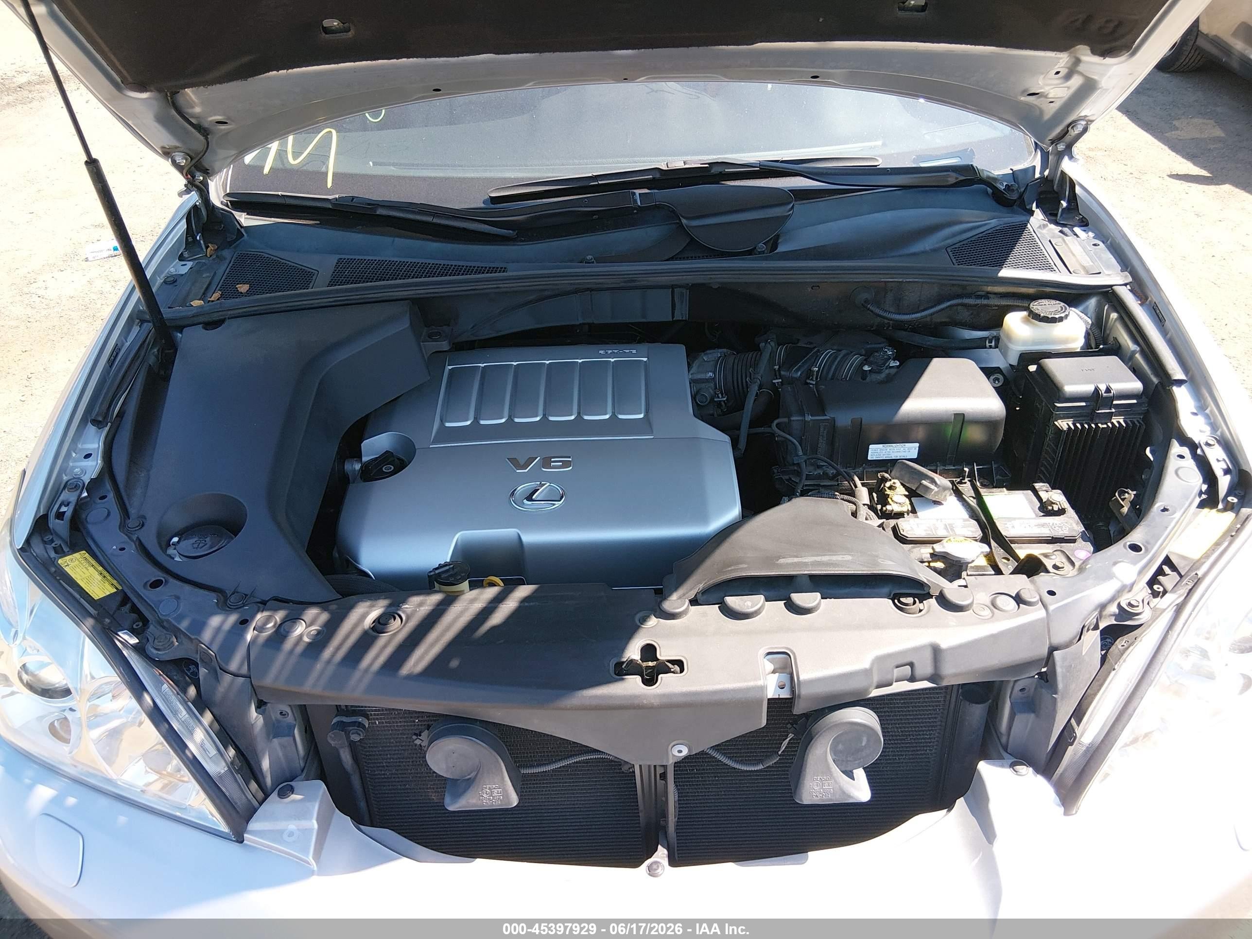 2009 Lexus Rx 350   Серебряный vin: 2T2HK31U09C123750