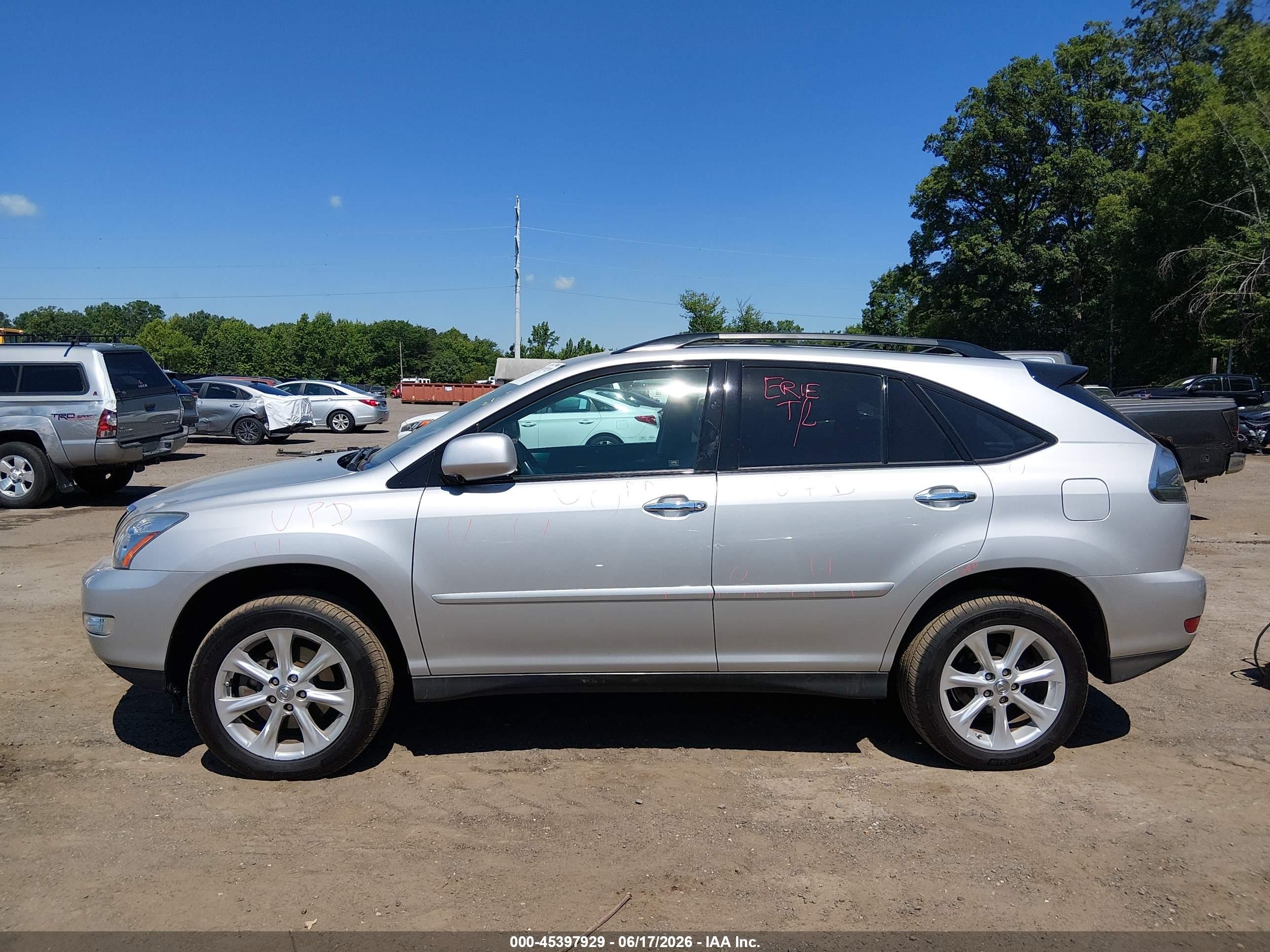 2009 Lexus Rx 350   Серебряный vin: 2T2HK31U09C123750