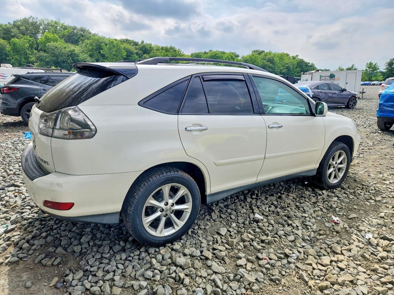 2009 Lexus Rx 350 White vin: 2T2HK31U09C127944