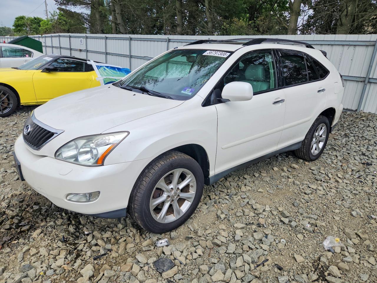 2009 Lexus Rx 350 White vin: 2T2HK31U09C127944