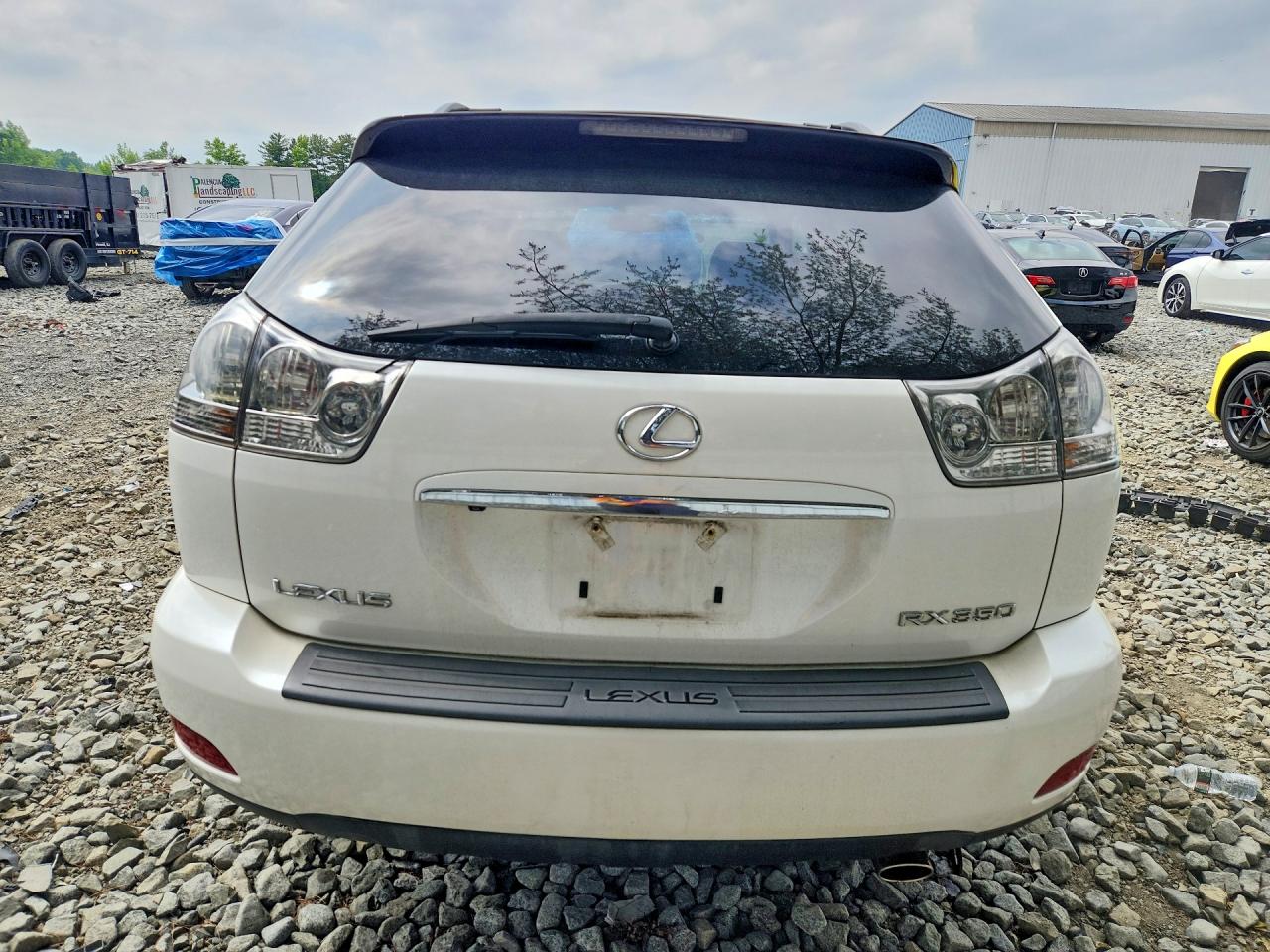2009 Lexus Rx 350 White vin: 2T2HK31U09C127944