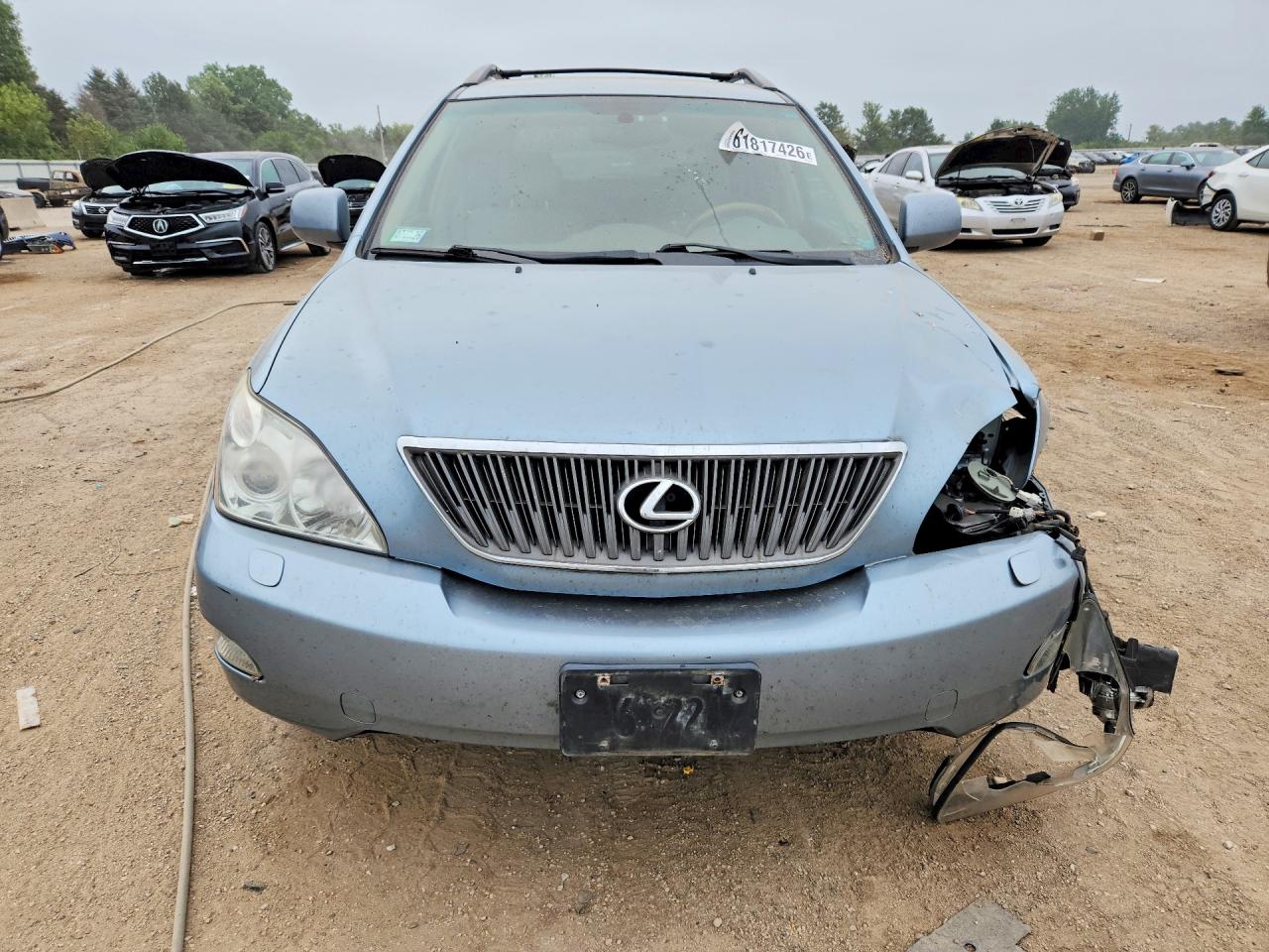 2007 Lexus Rx 350 Синий vin: 2T2HK31U17C014050