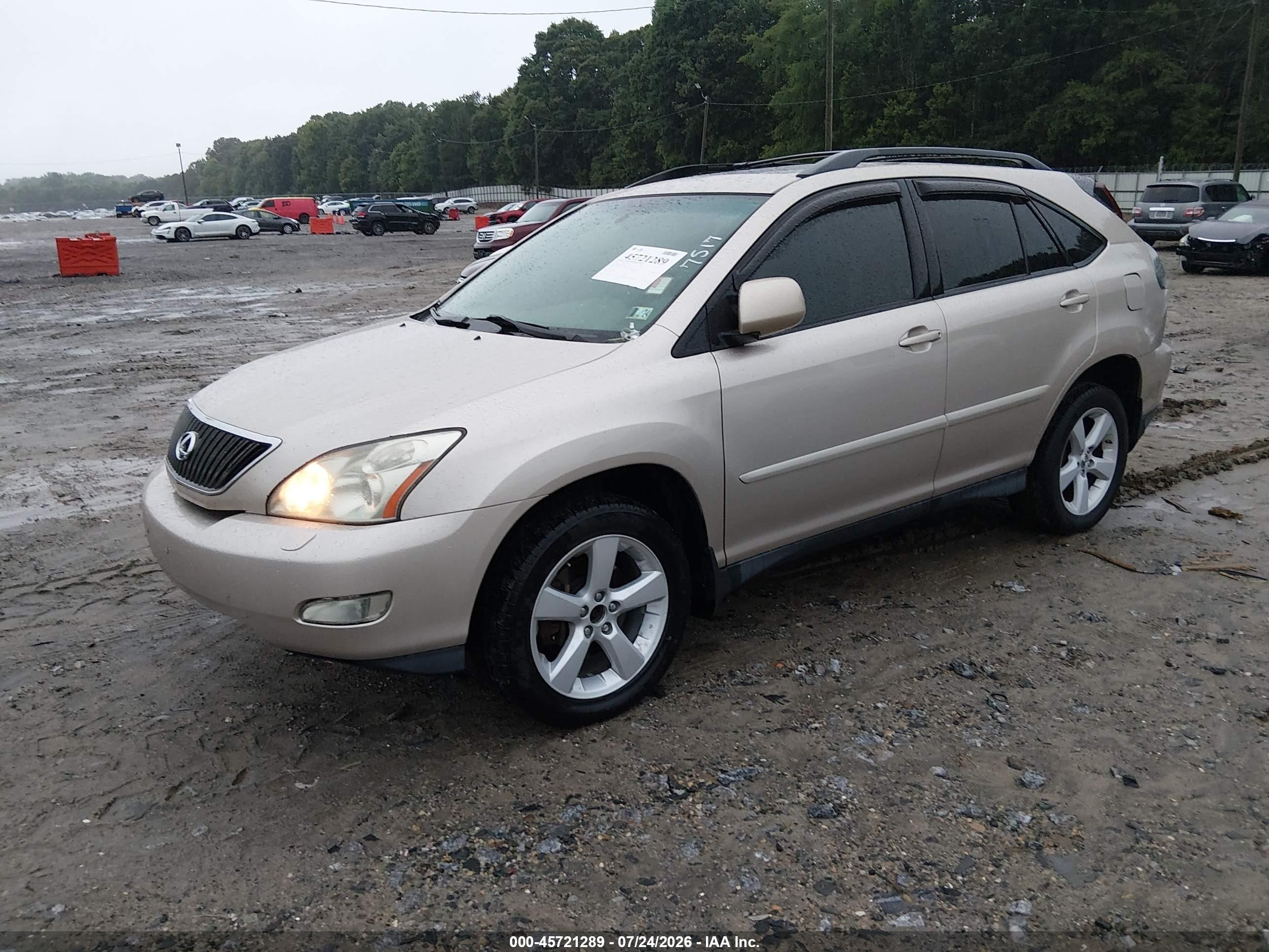 2007 Lexus Rx 350   Beige vin: 2T2HK31U17C014856