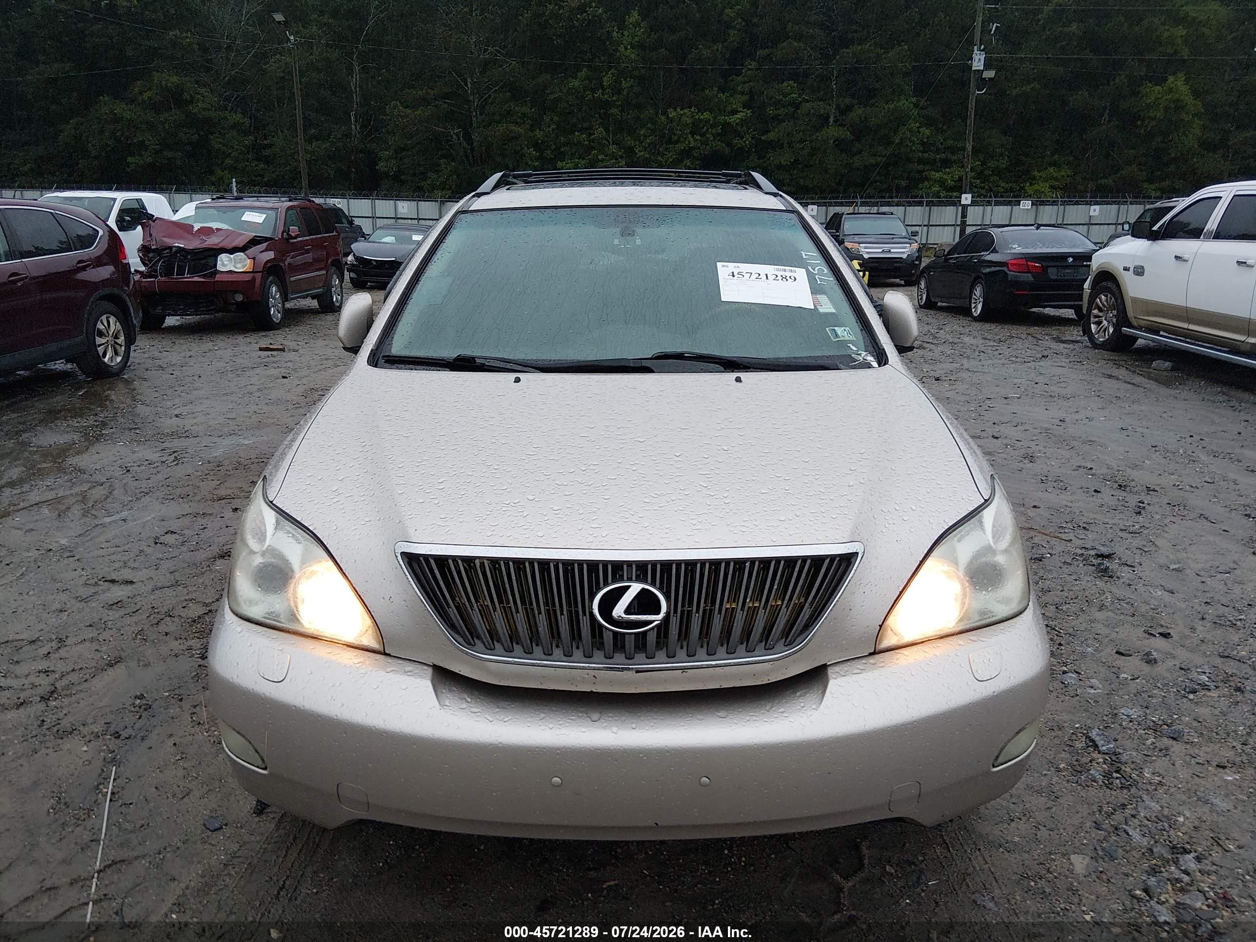 2007 Lexus Rx 350   Beige vin: 2T2HK31U17C014856
