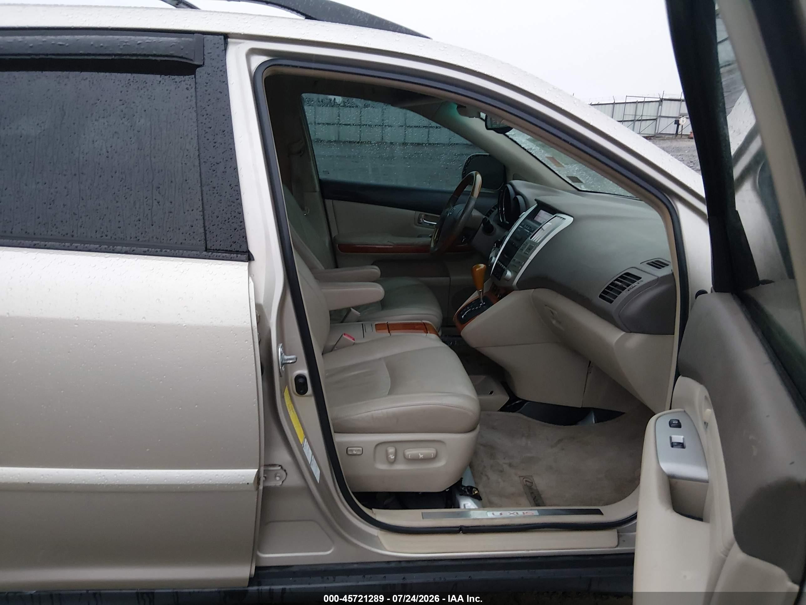 2007 Lexus Rx 350   Beige vin: 2T2HK31U17C014856