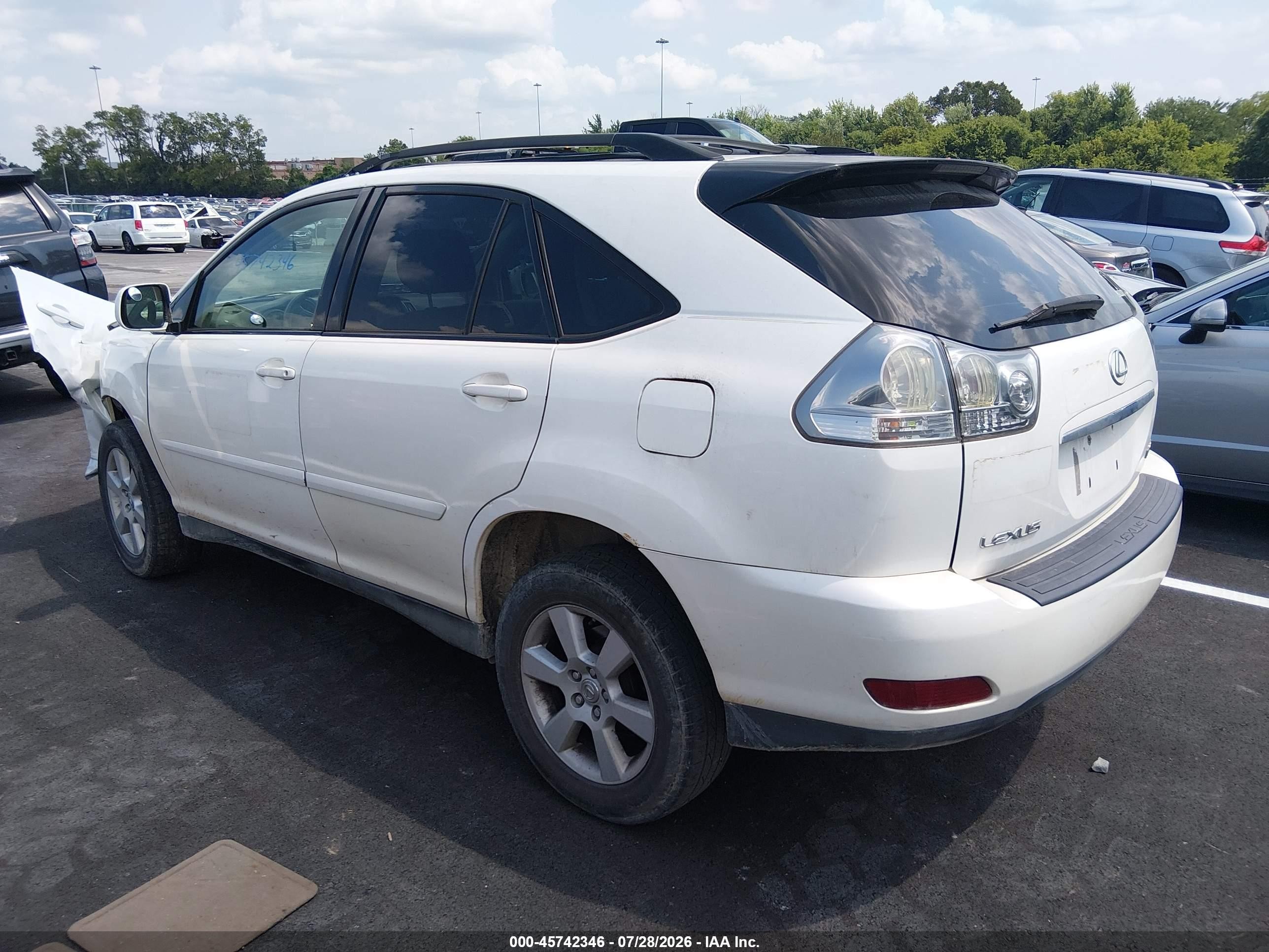 2007 Lexus Rx 350   Белый vin: 2T2HK31U17C018079