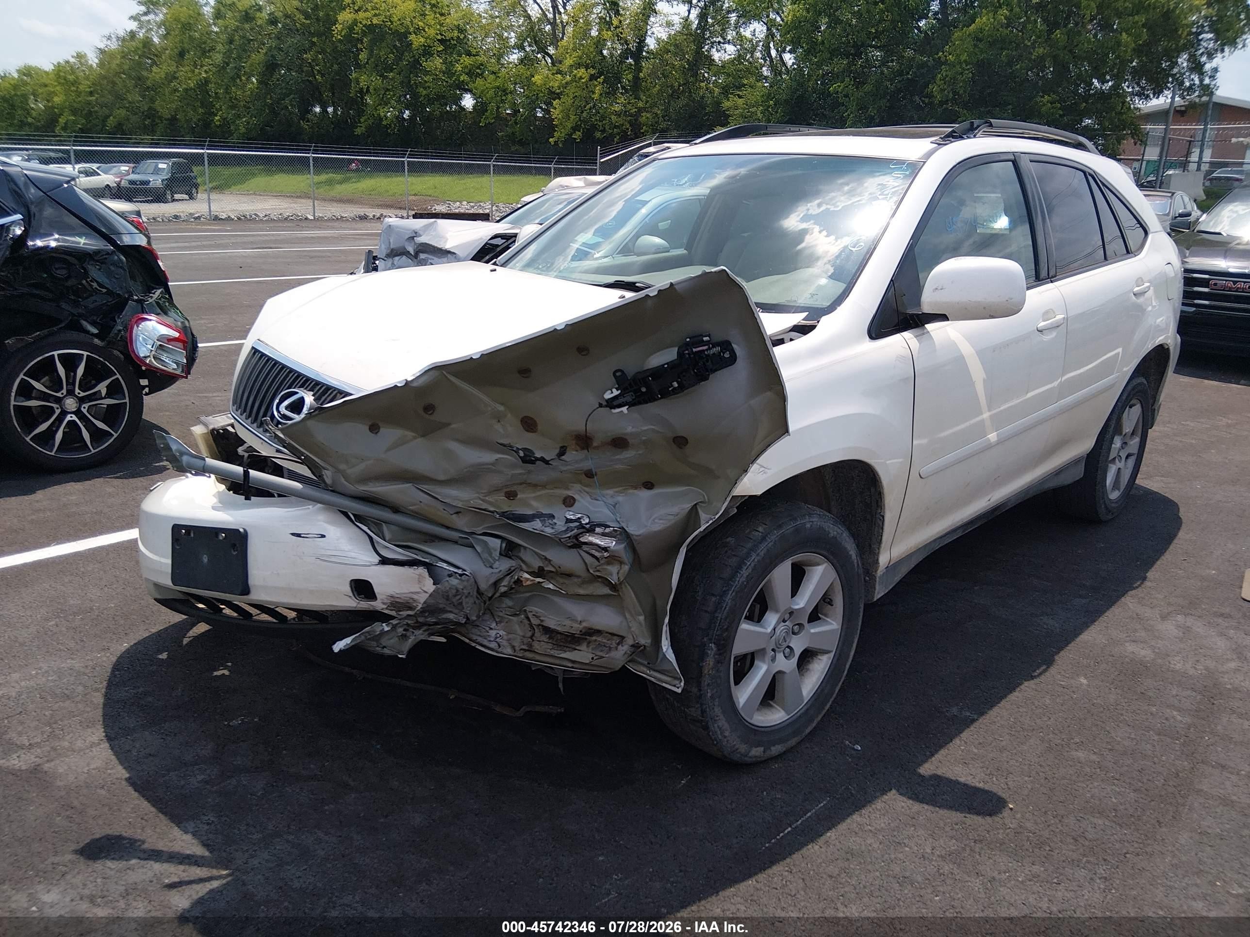 2007 Lexus Rx 350   Белый vin: 2T2HK31U17C018079