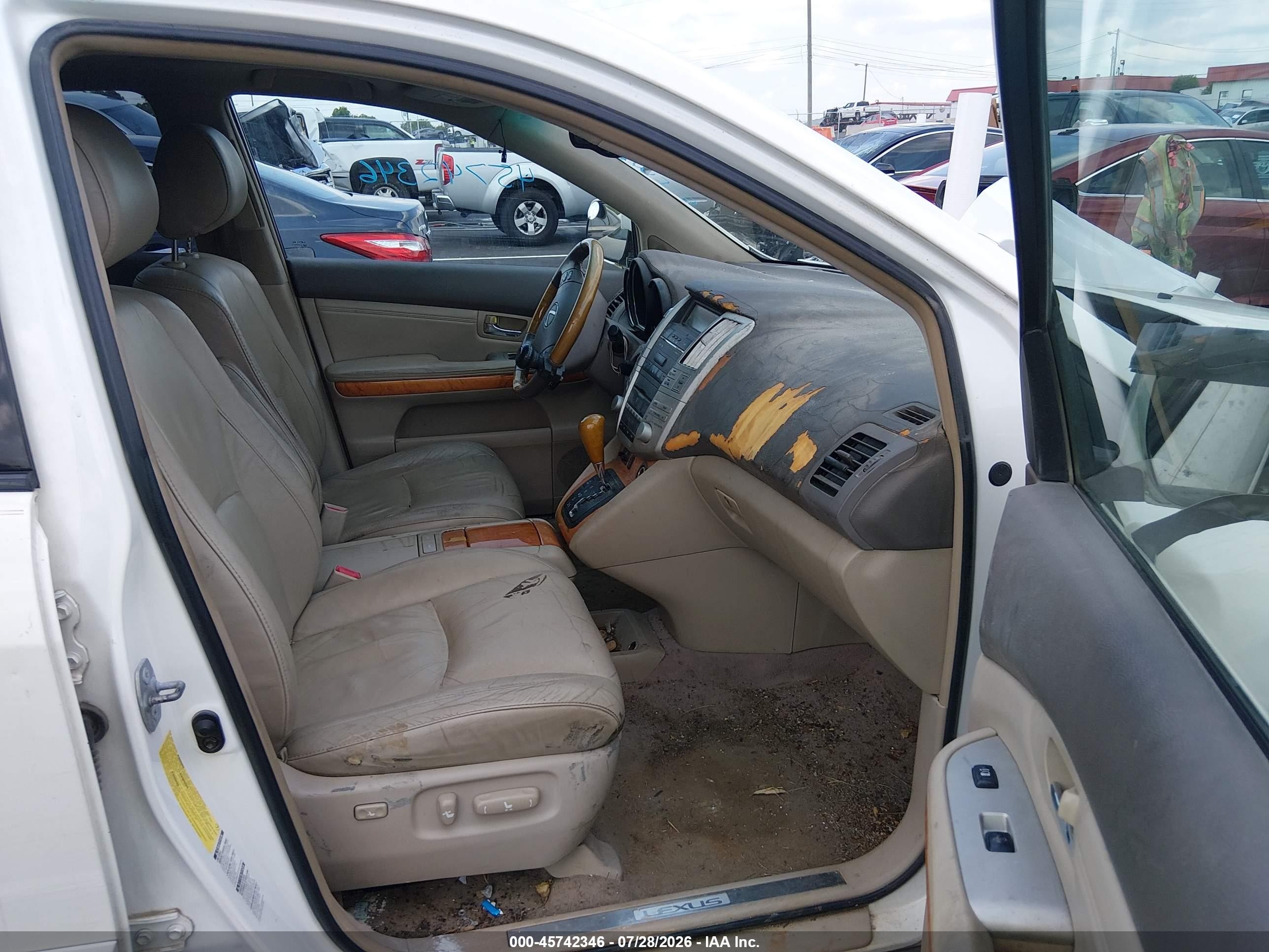 2007 Lexus Rx 350   Белый vin: 2T2HK31U17C018079