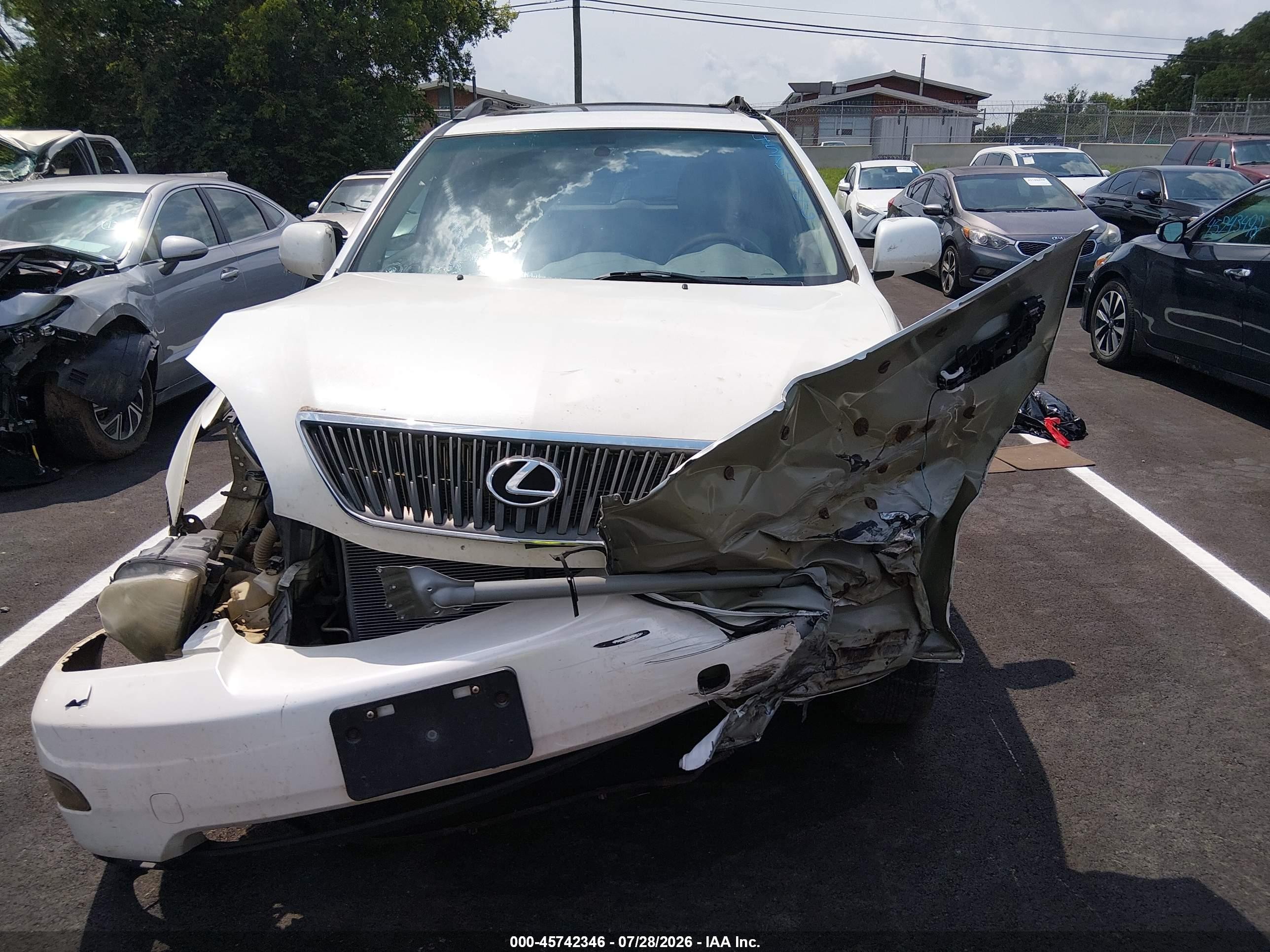 2007 Lexus Rx 350   Белый vin: 2T2HK31U17C018079