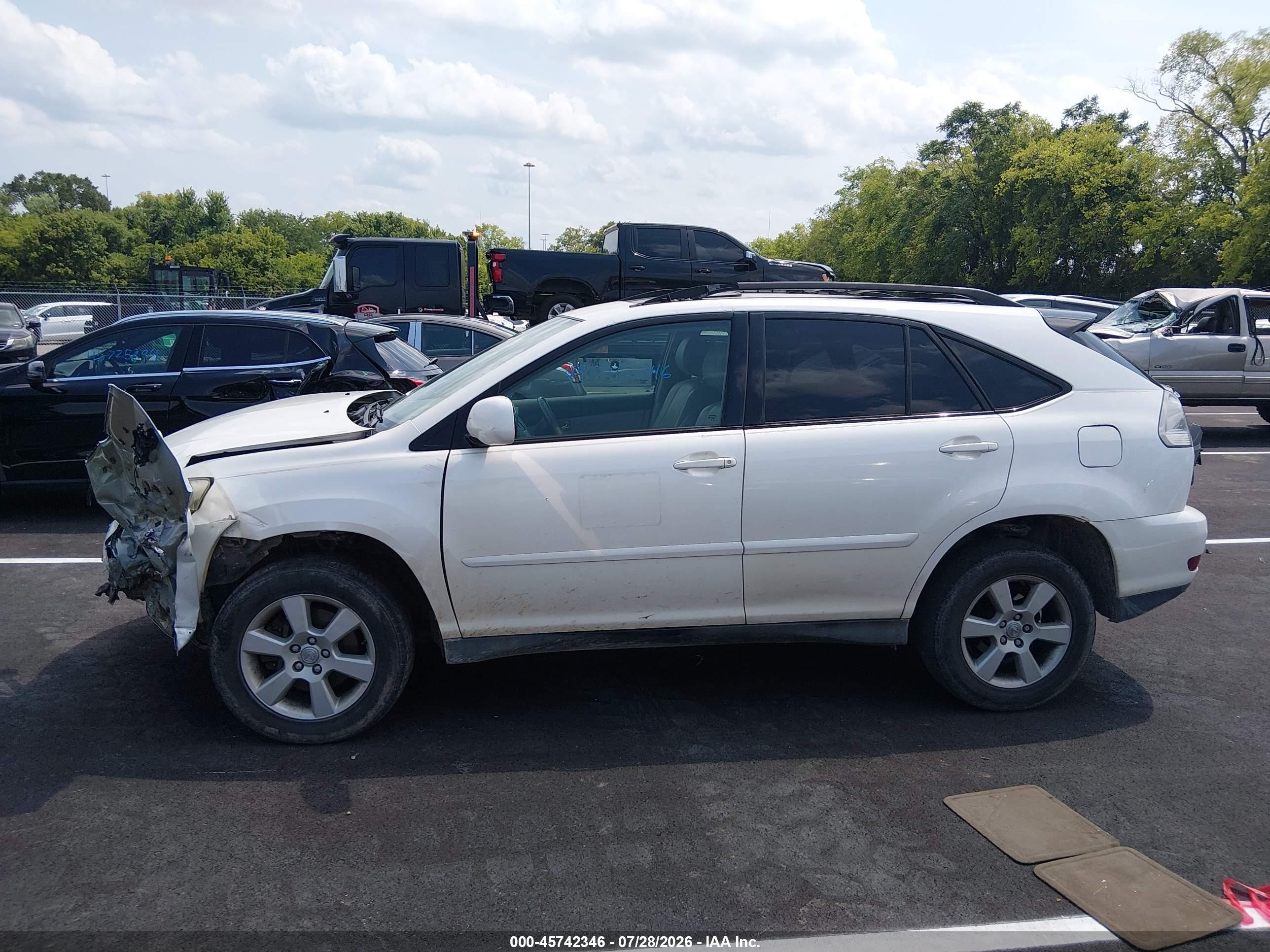 2007 Lexus Rx 350   Белый vin: 2T2HK31U17C018079