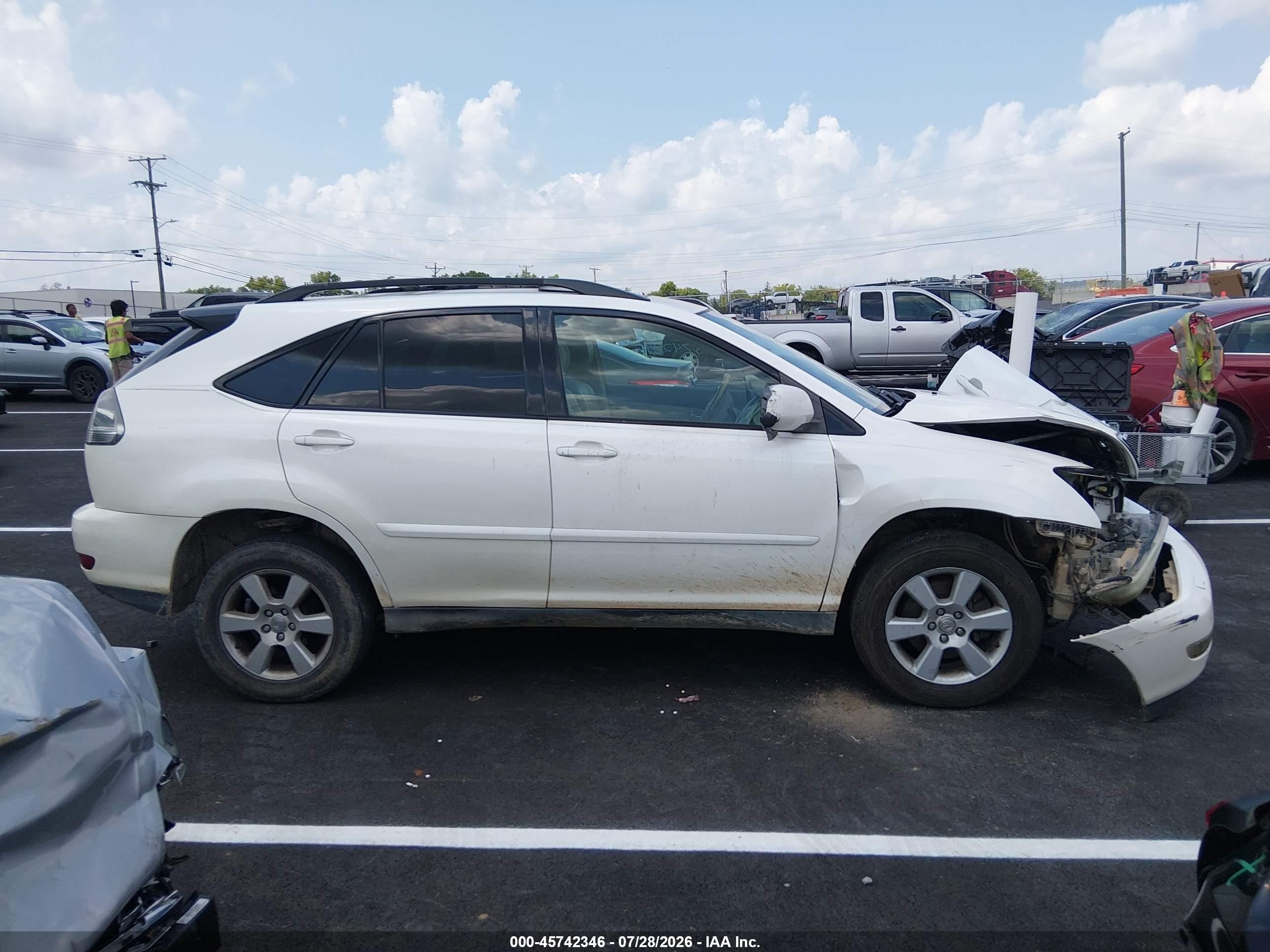 2007 Lexus Rx 350   Белый vin: 2T2HK31U17C018079